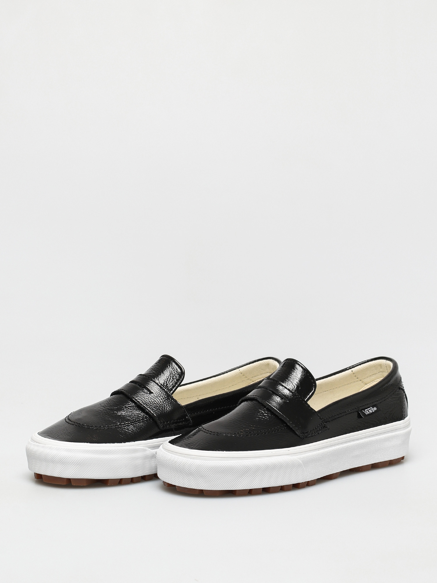 Vans Style 53 Shoes (patent black/true white)