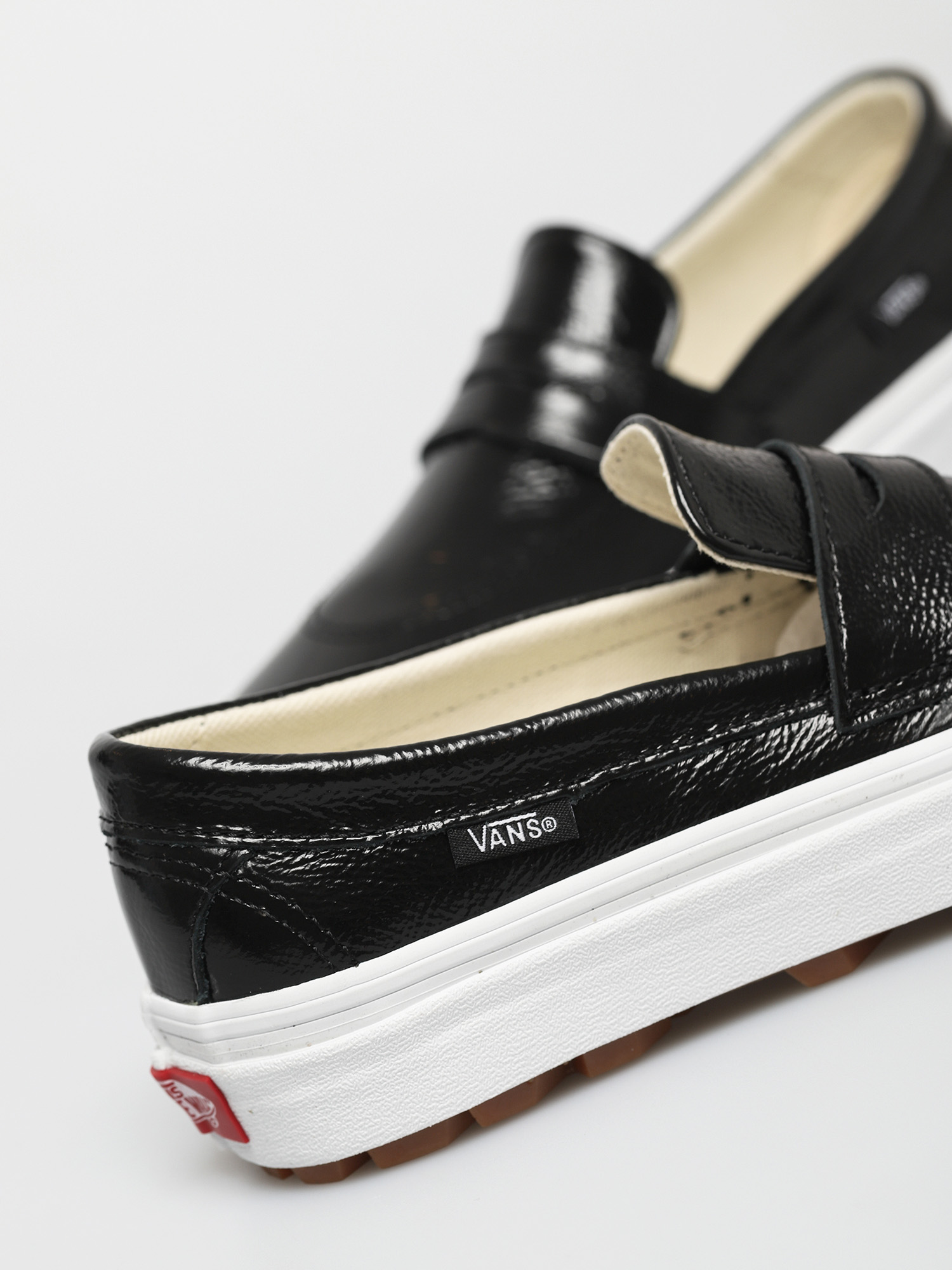 Vans Style 53 Shoes (patent black/true white)