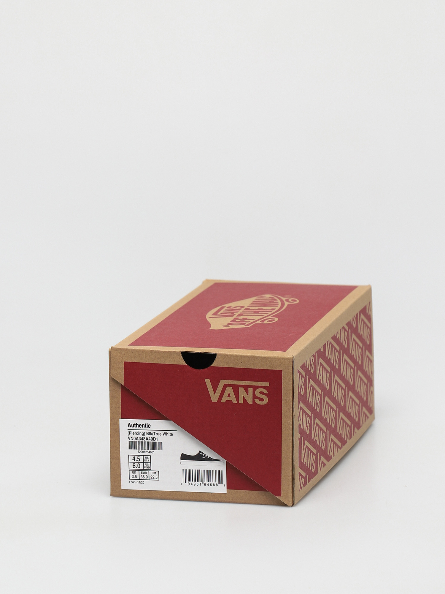 Vans Authentic Shoes (piercing black/true white)