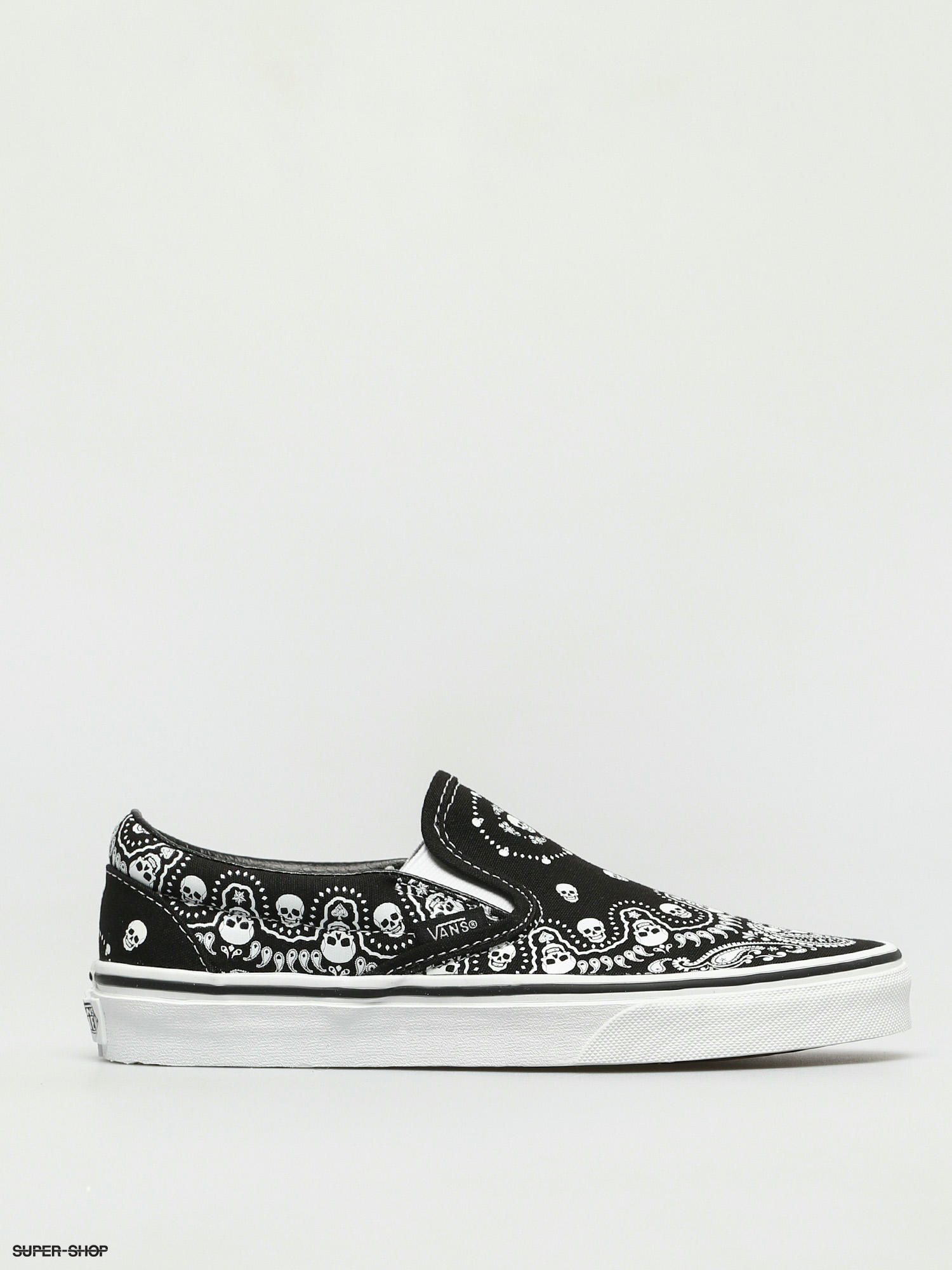 vans authentic bandana black true white