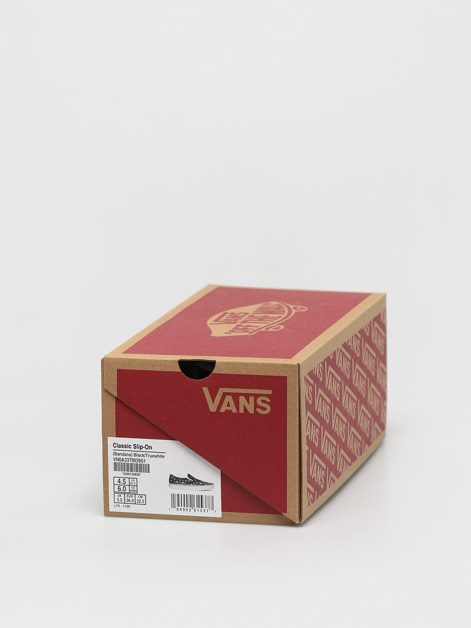 Vans Classic Slip On Schuhe (bandana black/true white)