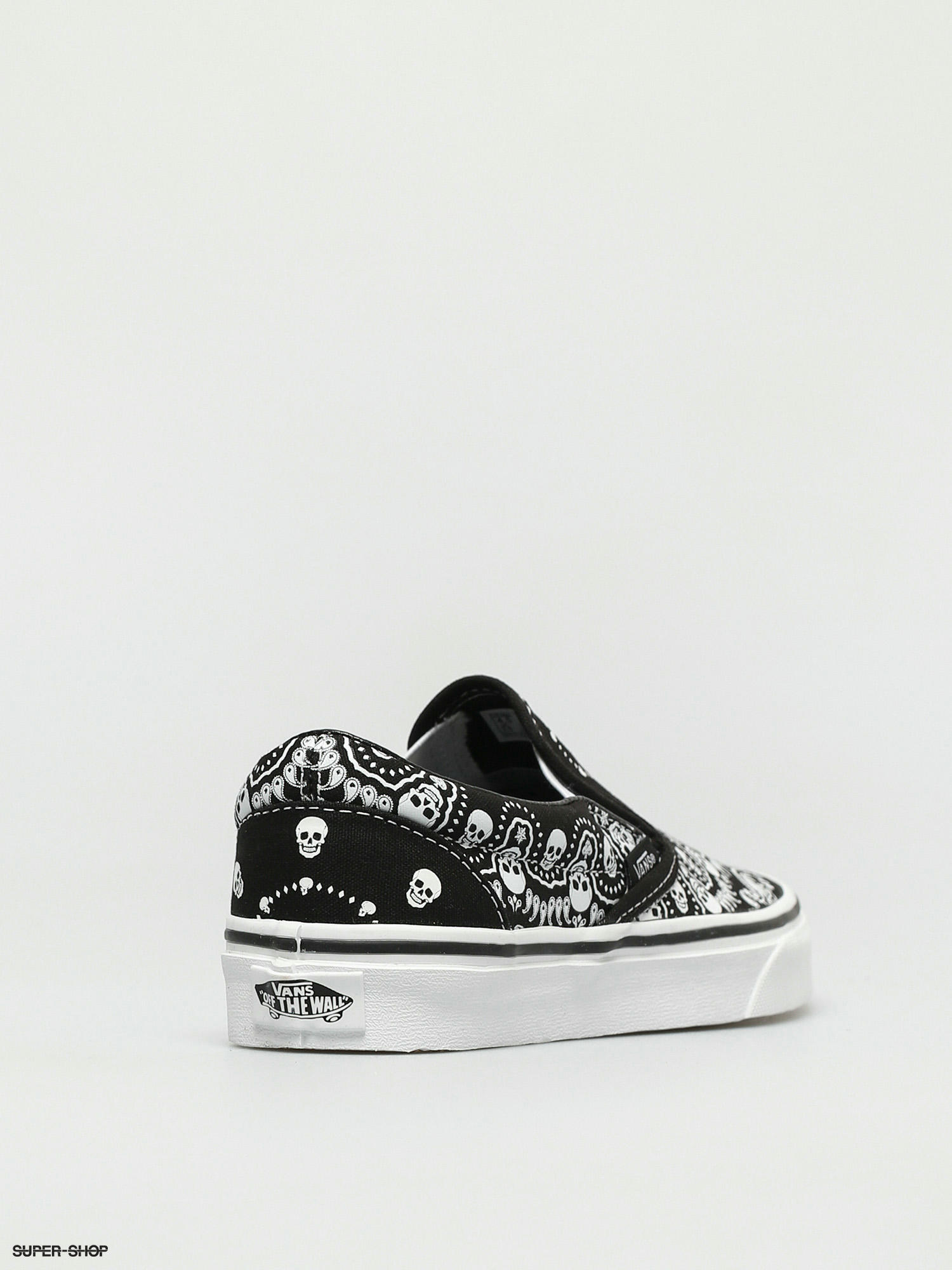 vans authentic bandana black true white