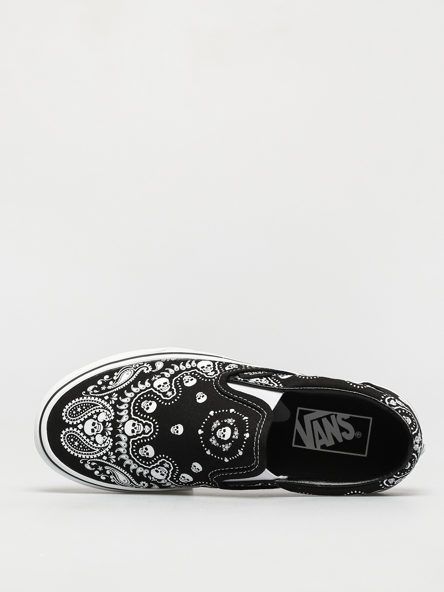 Vans Classic Slip On Shoes black (bandana black/true white)