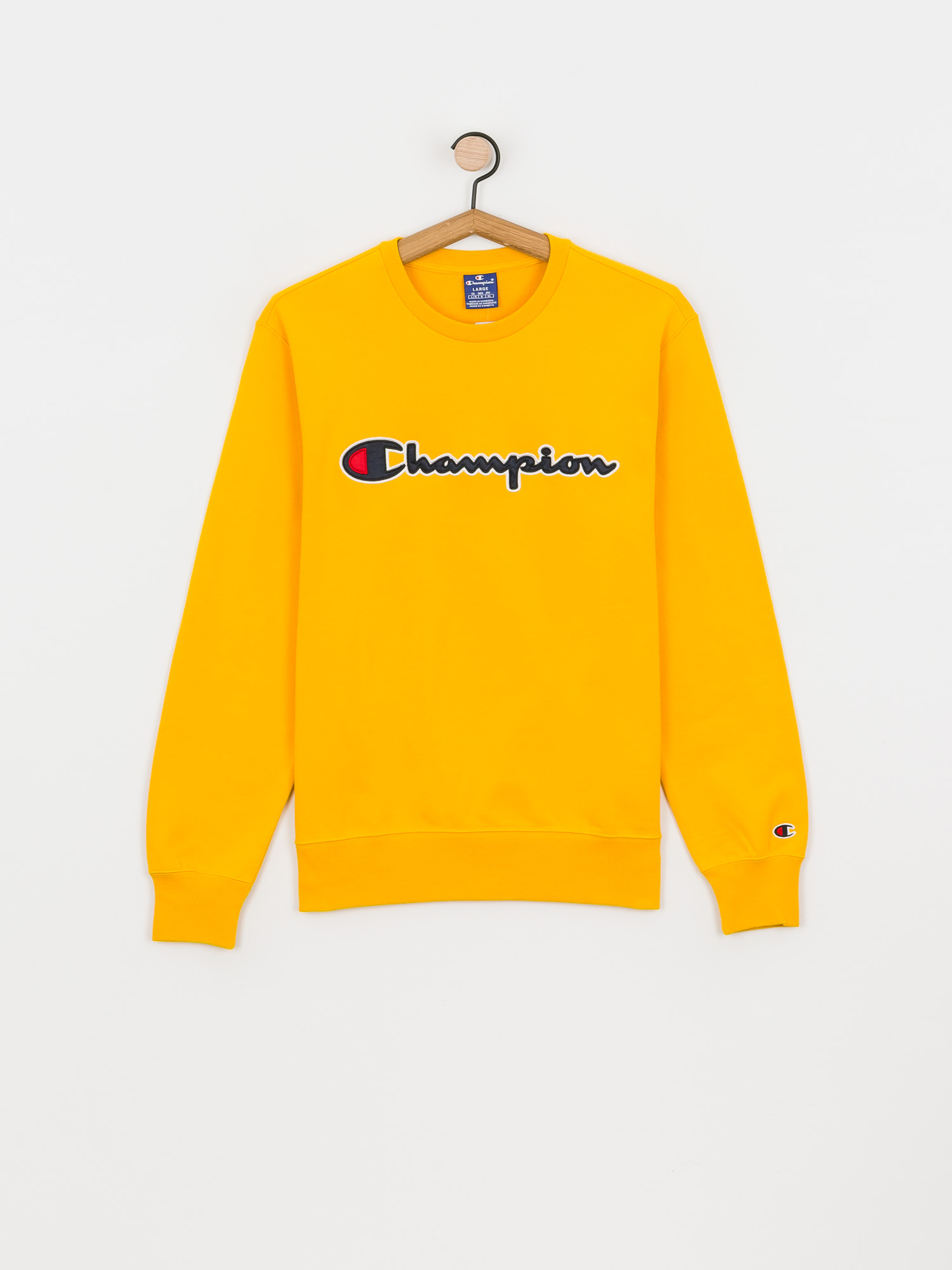 champion crewneck yellow