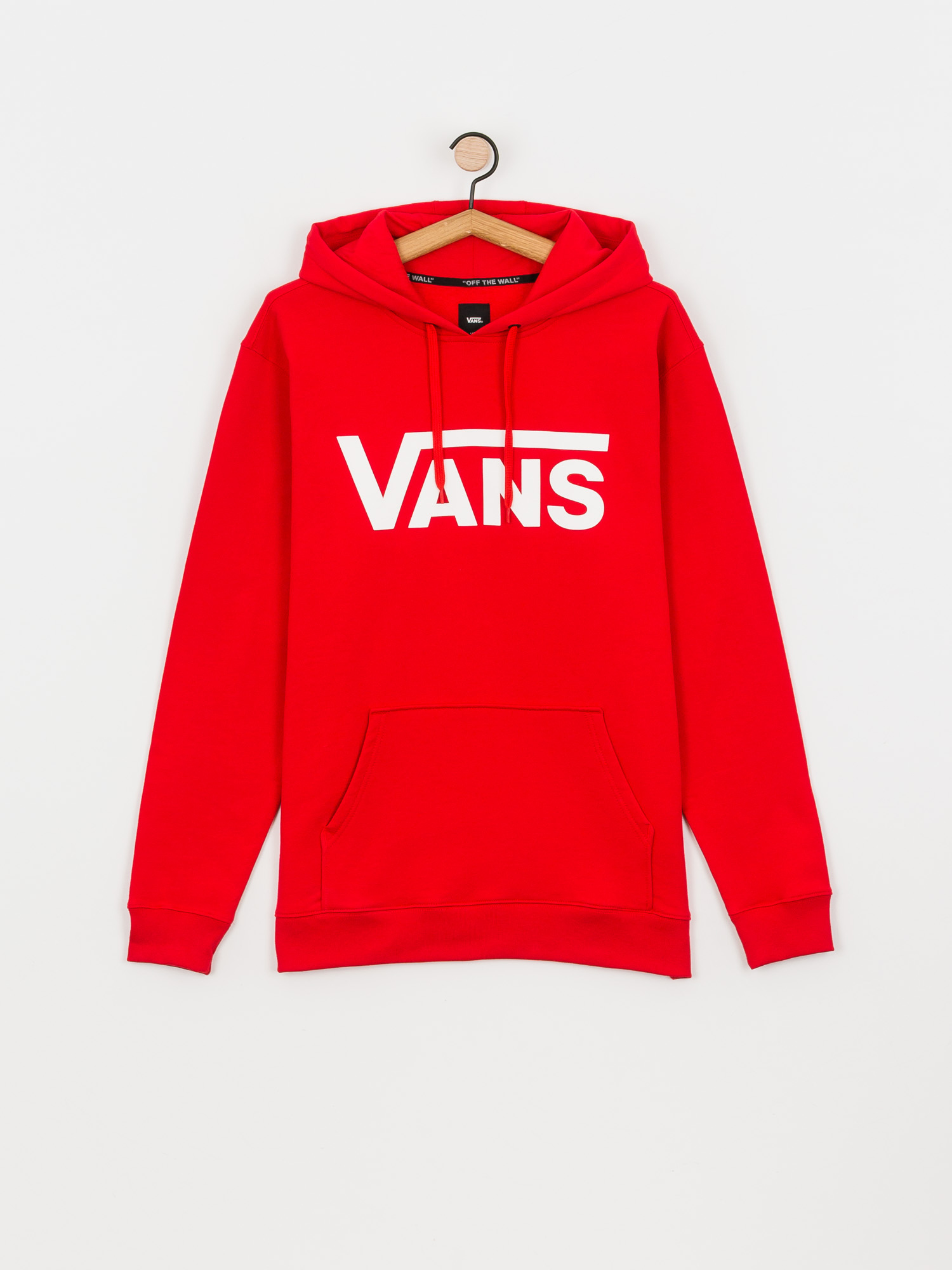 vans red zip up hoodie