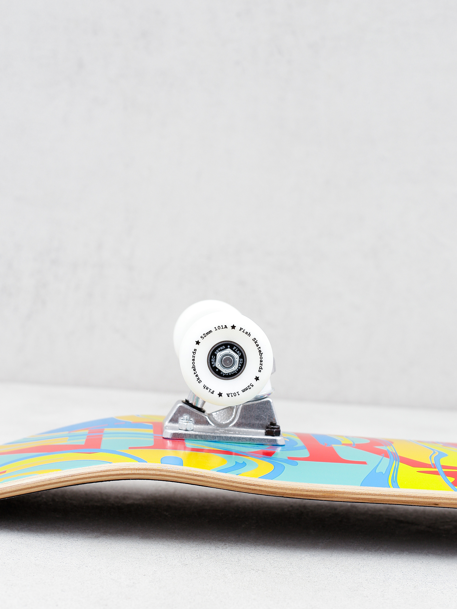 Nervous Classic Logo Skateboard (acid yellow)