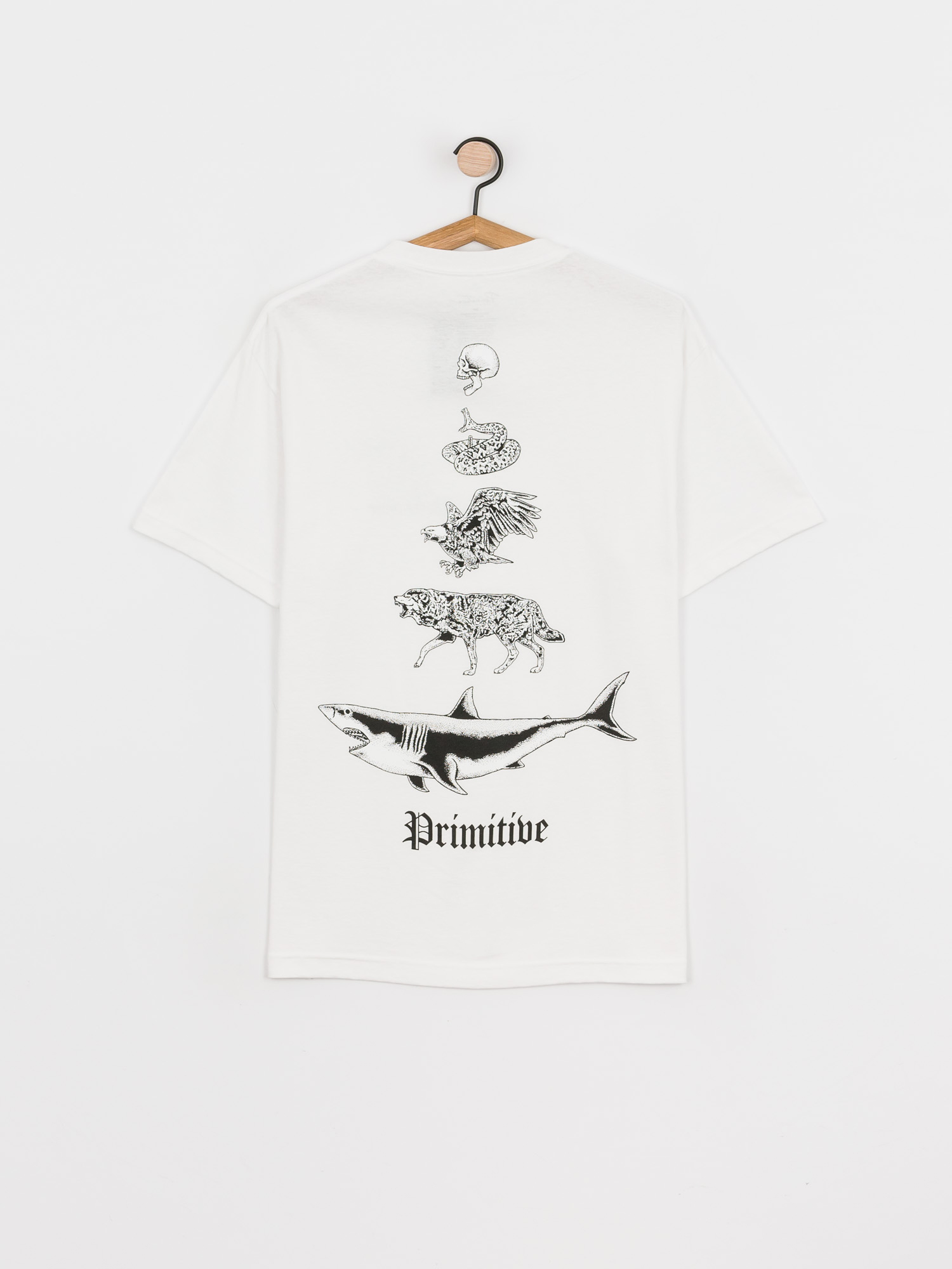Primitive Predators T-shirt (white)