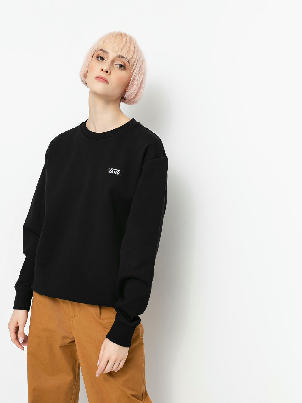 Vans Flying V Bf Ft Crew Sweatshirt Wmn (black)