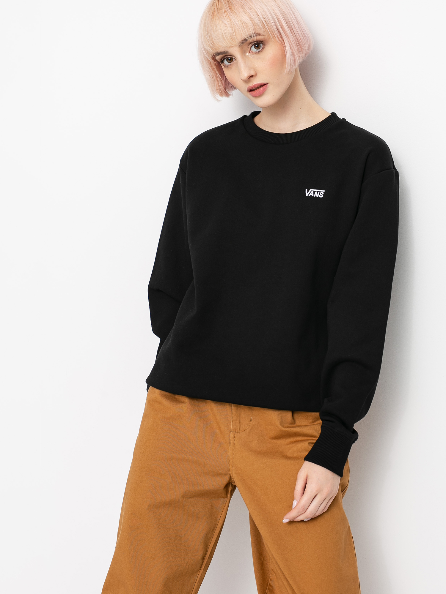 Vans Flying V Bf Ft Crew Sweatshirt Wmn (black)