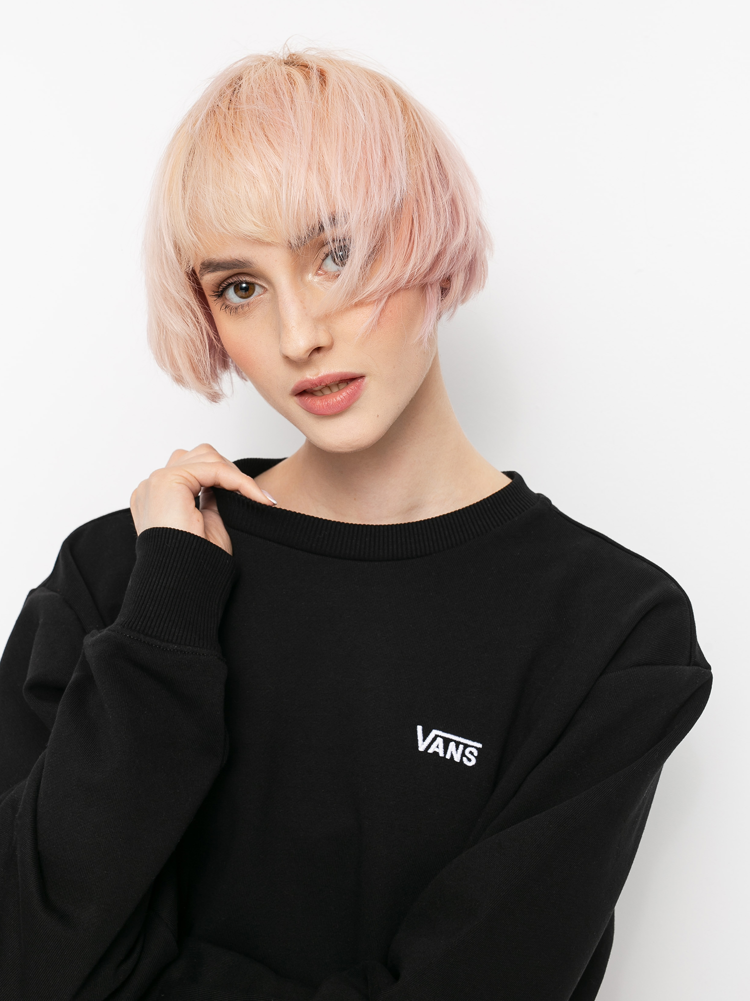 Vans Flying V Bf Ft Crew Sweatshirt Wmn (black)