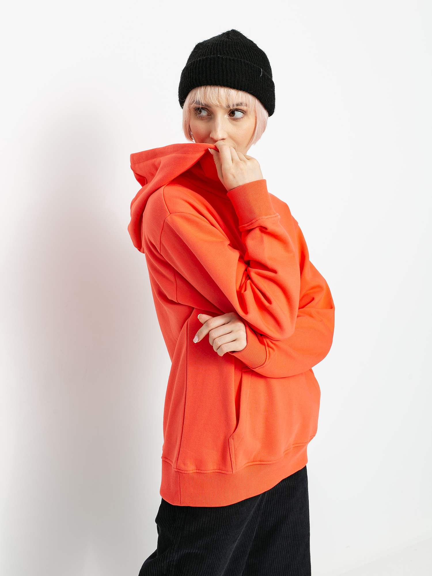 Vans Flying V Bf Ft HD Hoodie Wmn (hot coral)