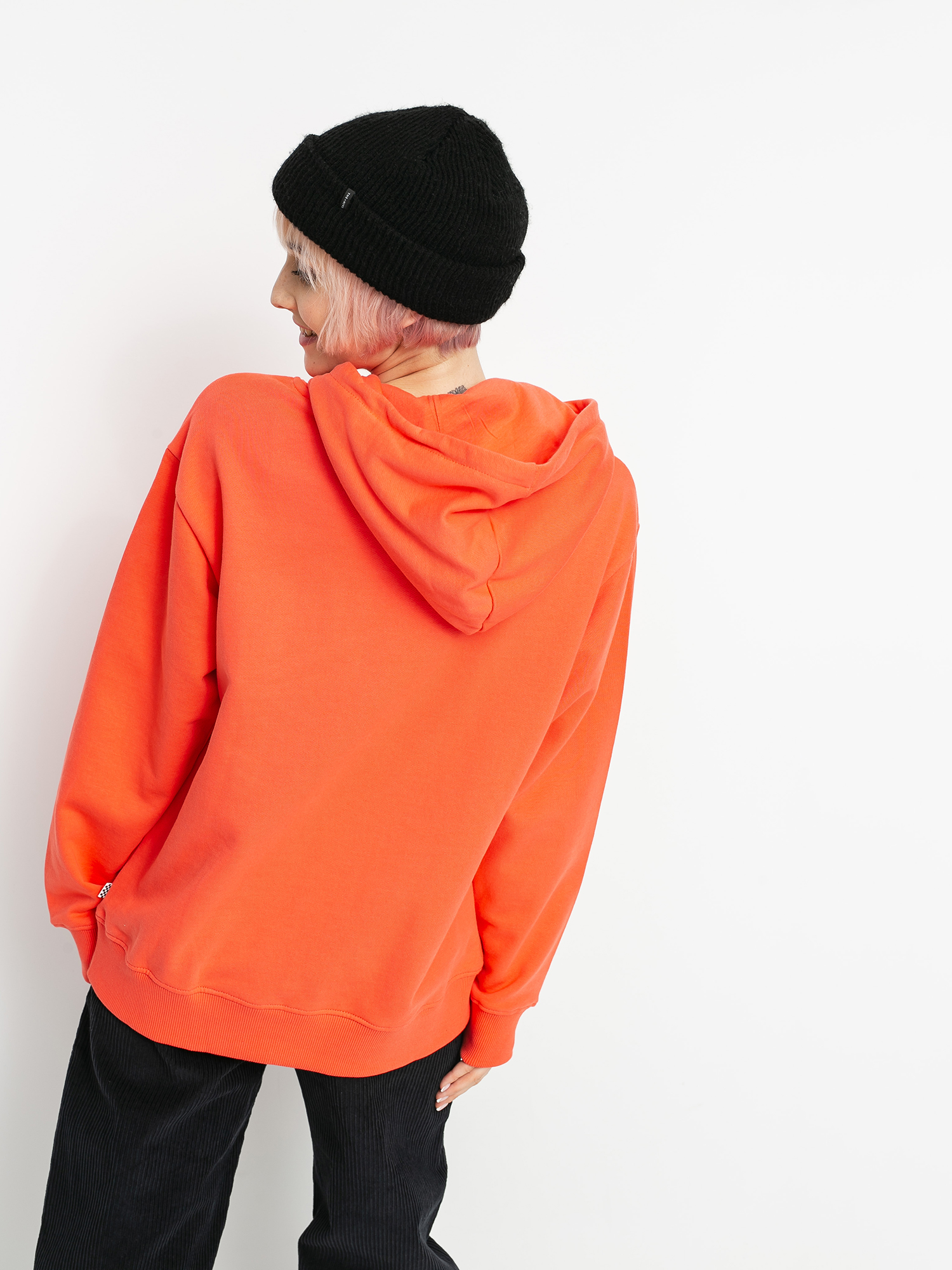 Vans Flying V Bf Ft HD Hoodie Wmn (hot coral)