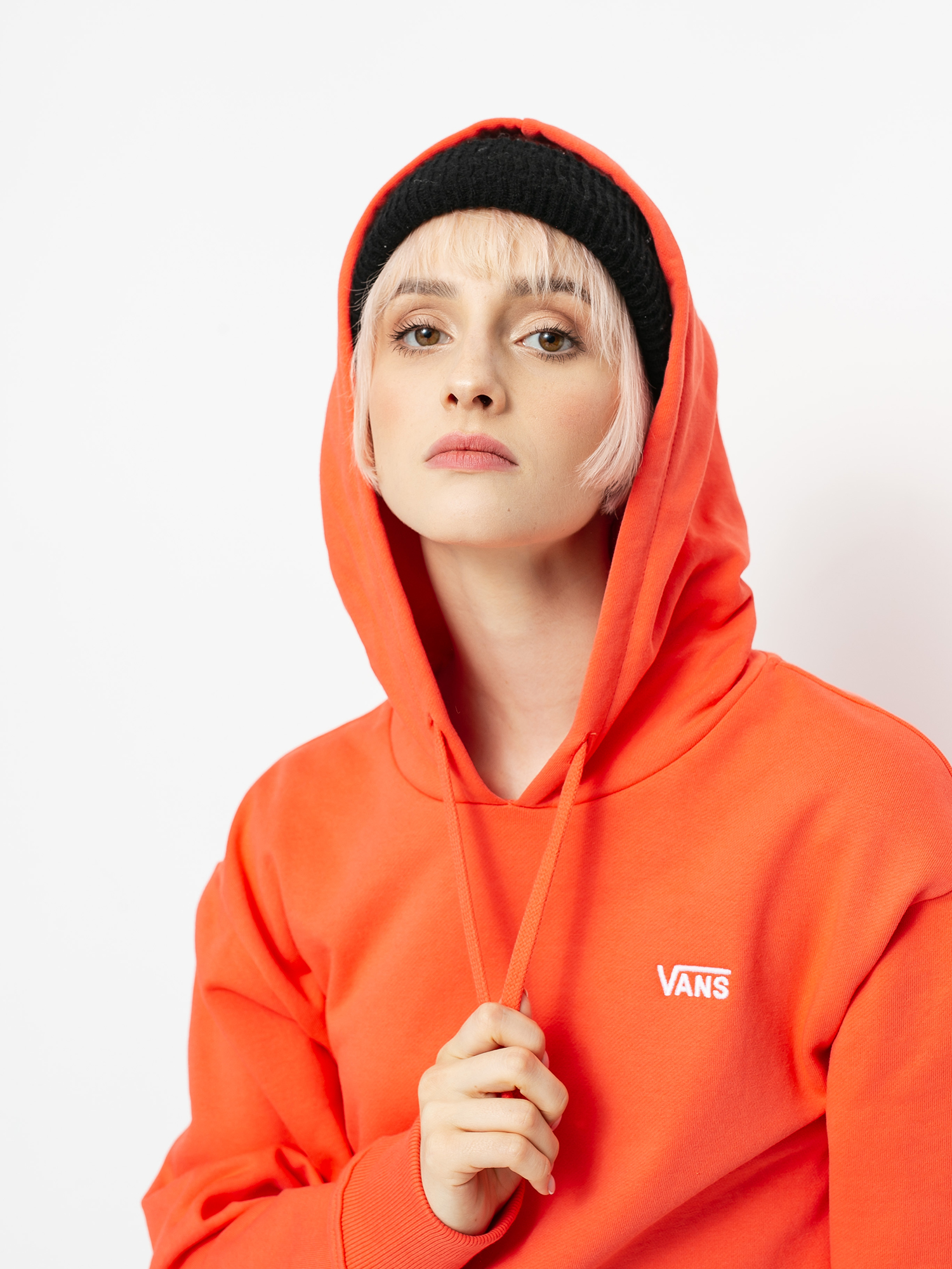 Vans Flying V Bf Ft HD Hoodie Wmn (hot coral)