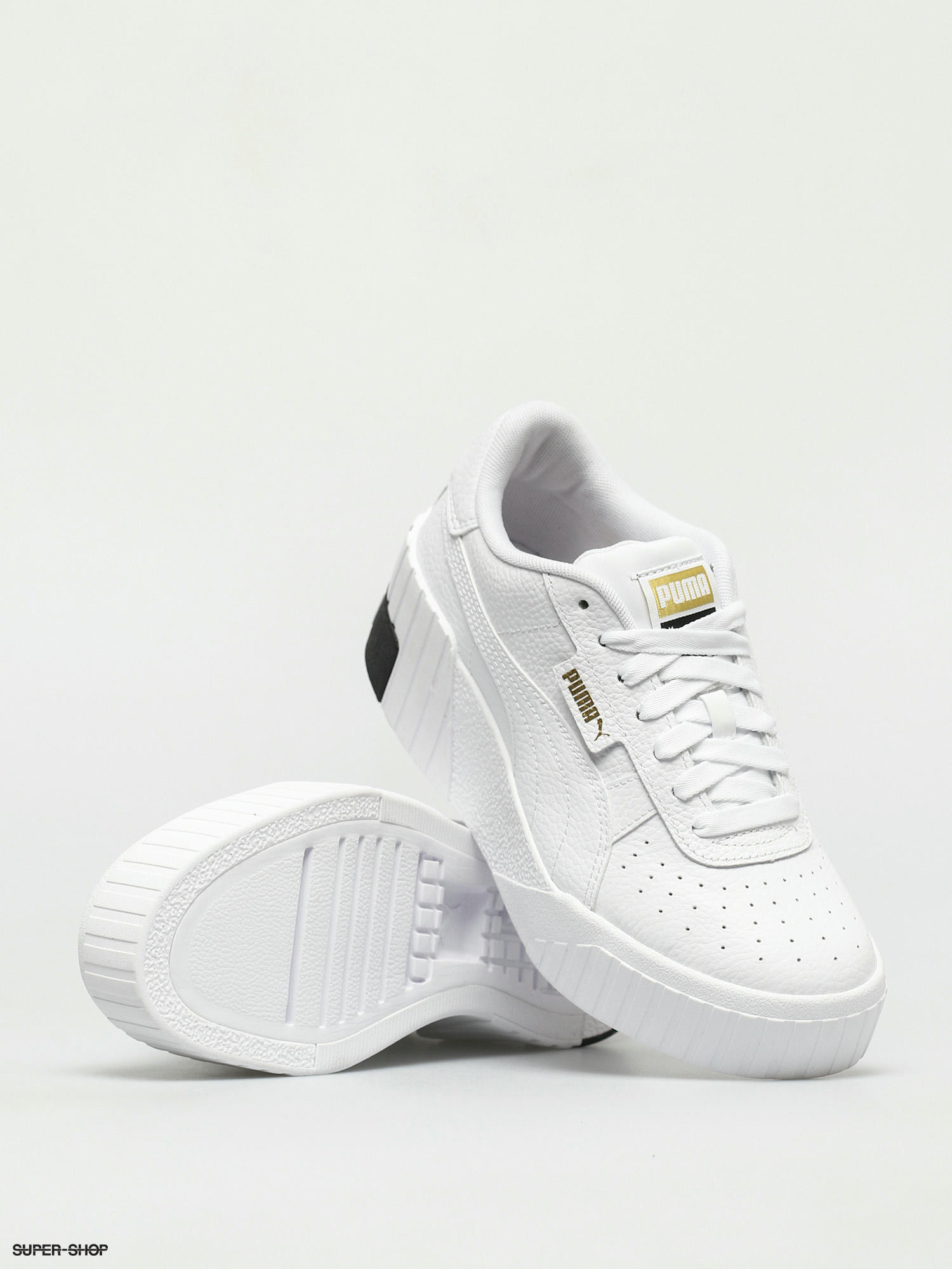 Puma wedge sneakers white best sale