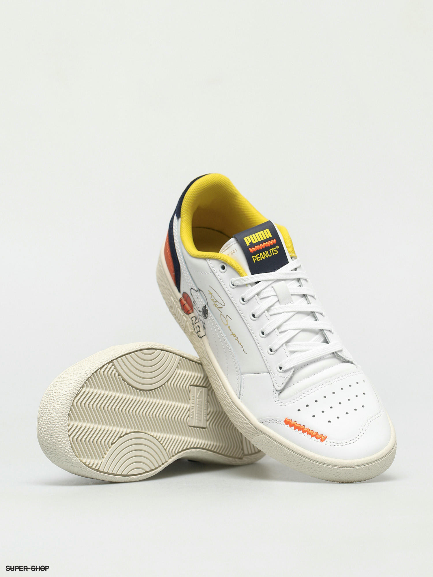 Puma Ralph Sampson Peanuts Shoes white white