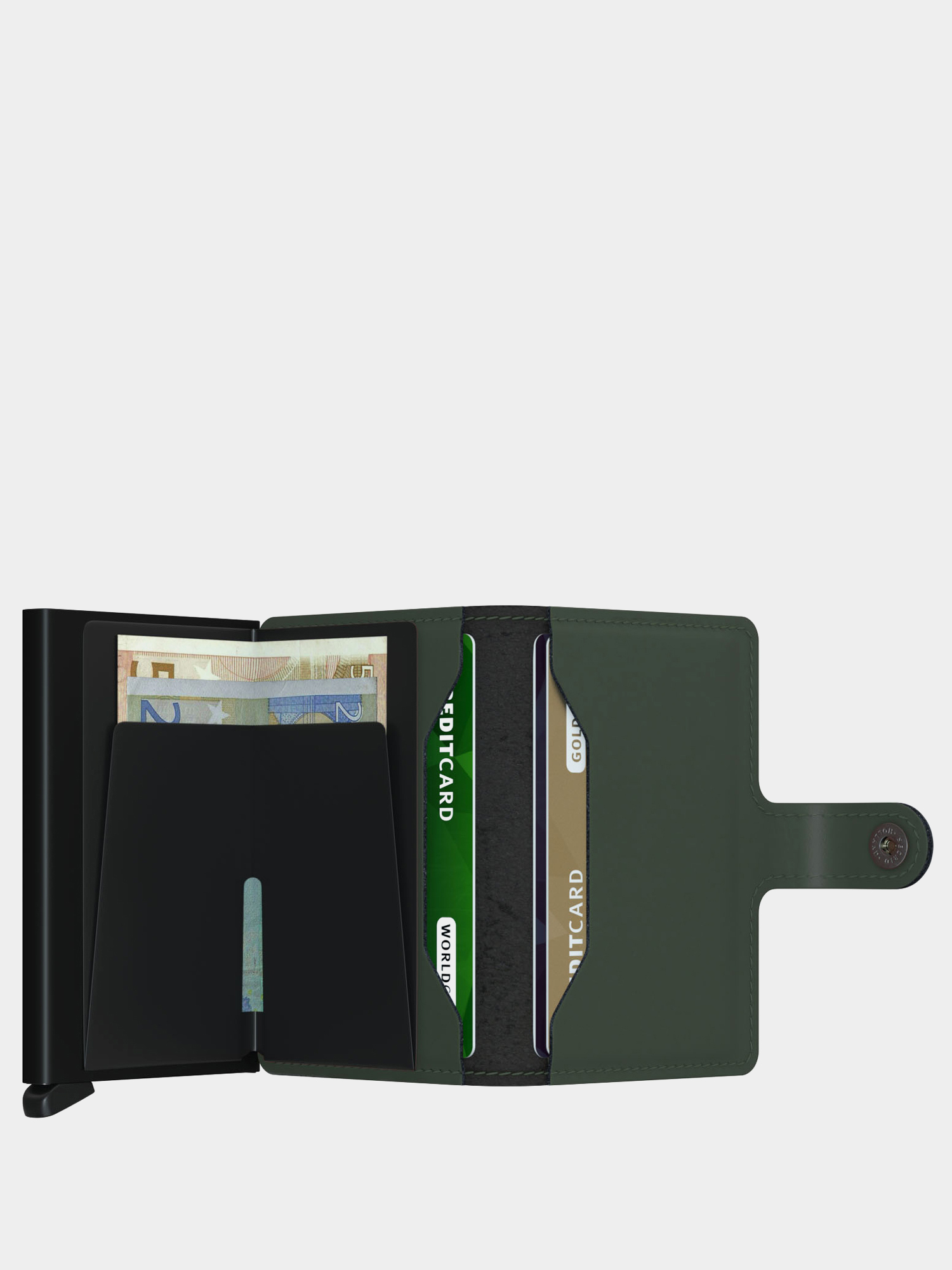 Secrid Miniwallet Wallet (matte green/black)