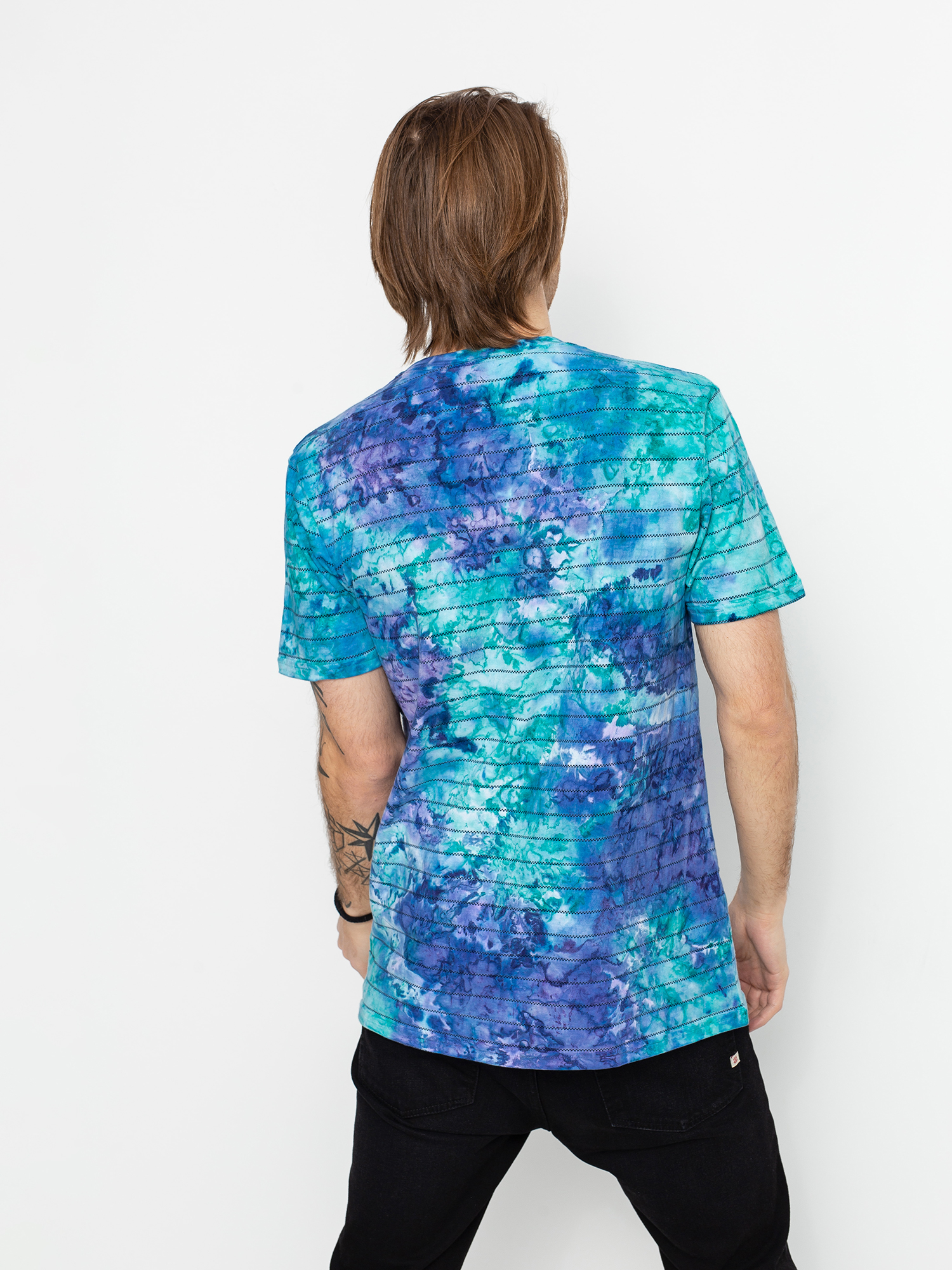 Vans Tie Dye Checkerstripe II T-shirt (english lavender tie dye)