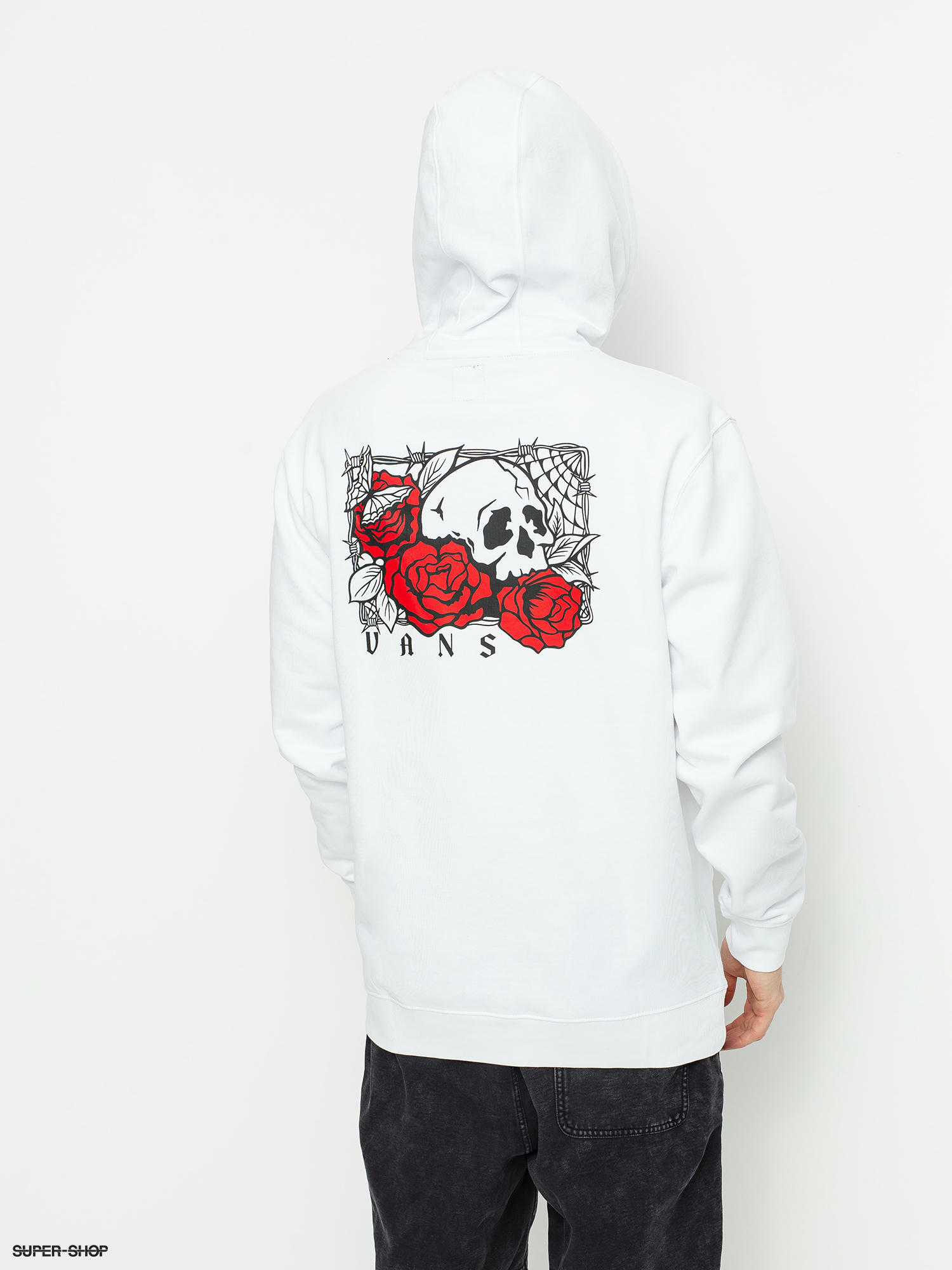 vans rose hoodie