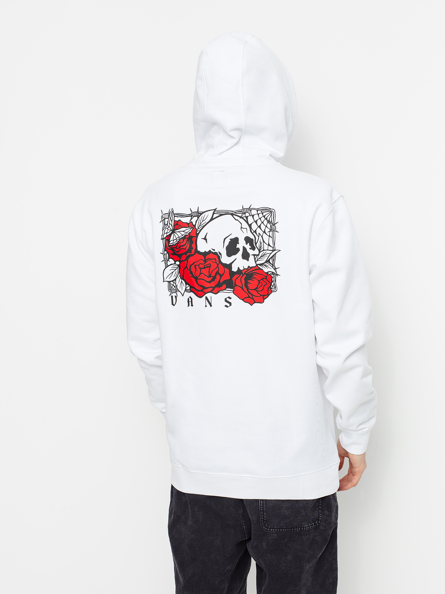 Vans Rose Bed HD Hoodie (white)