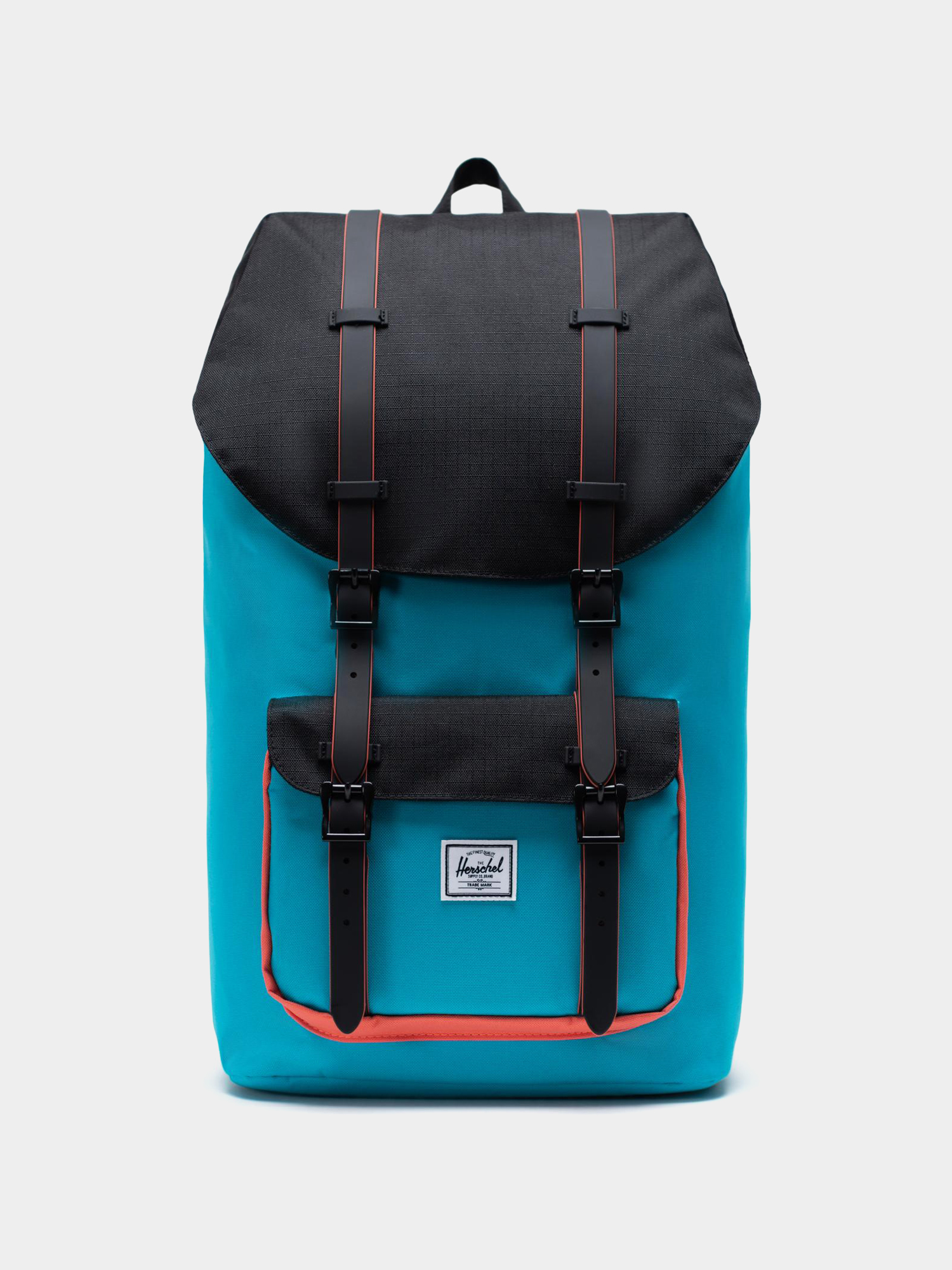 Herschel Supply Co. Little America Rucksack (blue bird/black/emberglow)