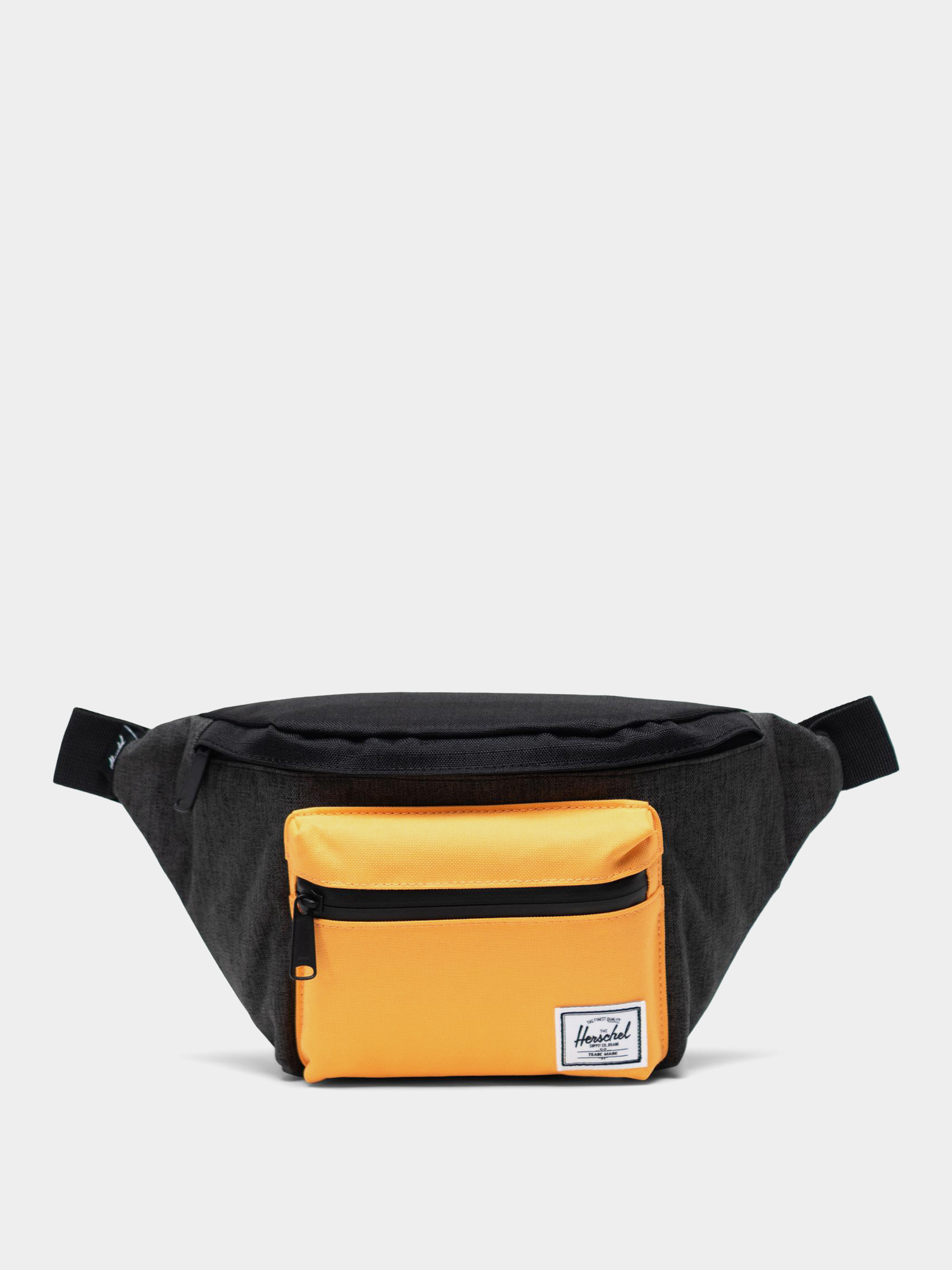 Herschel Supply Co. Seventeen Bum bag (black crosshatch/black/blazing orange)