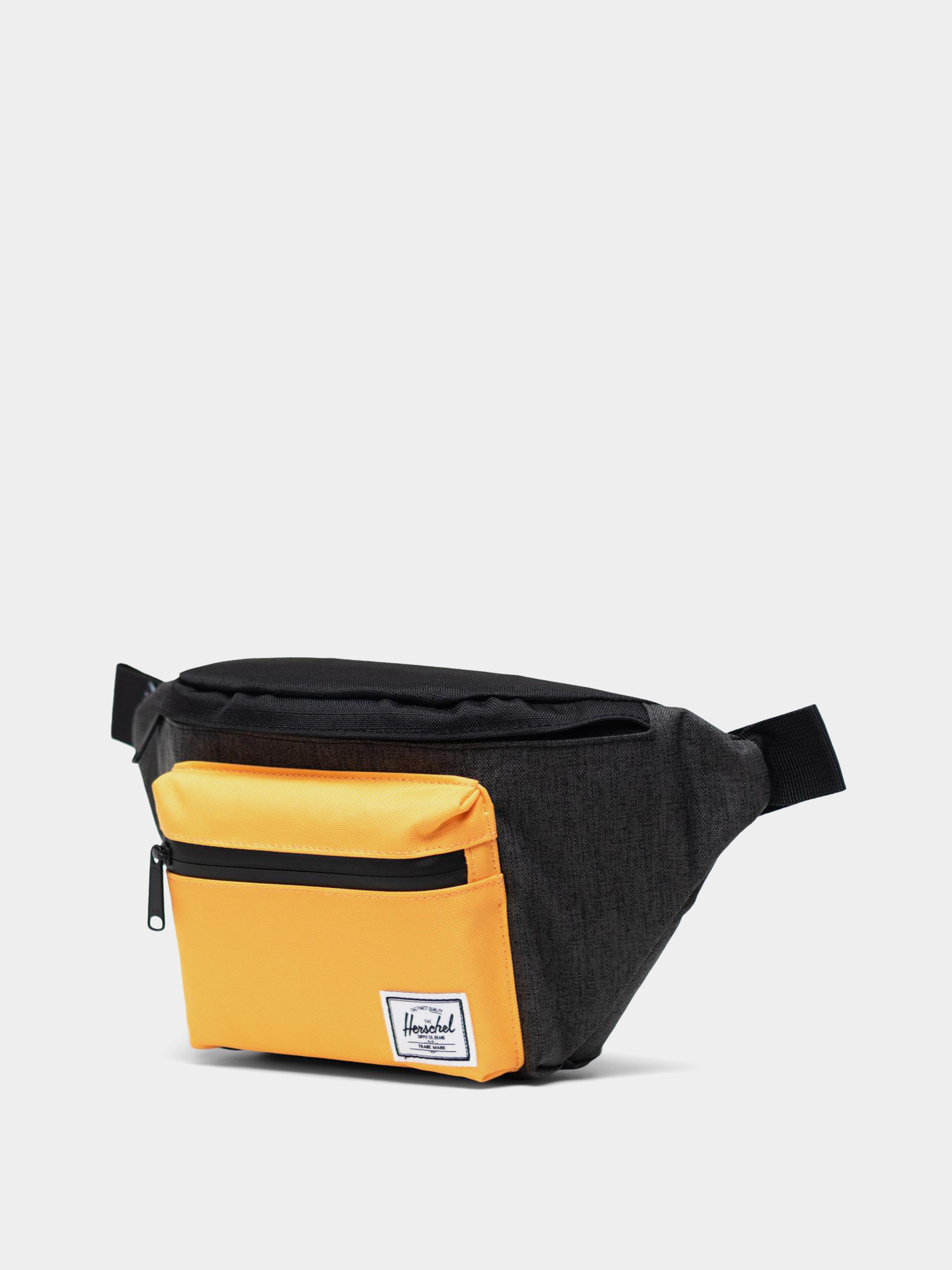 Herschel Supply Co. Seventeen Bum bag (black crosshatch/black/blazing orange)