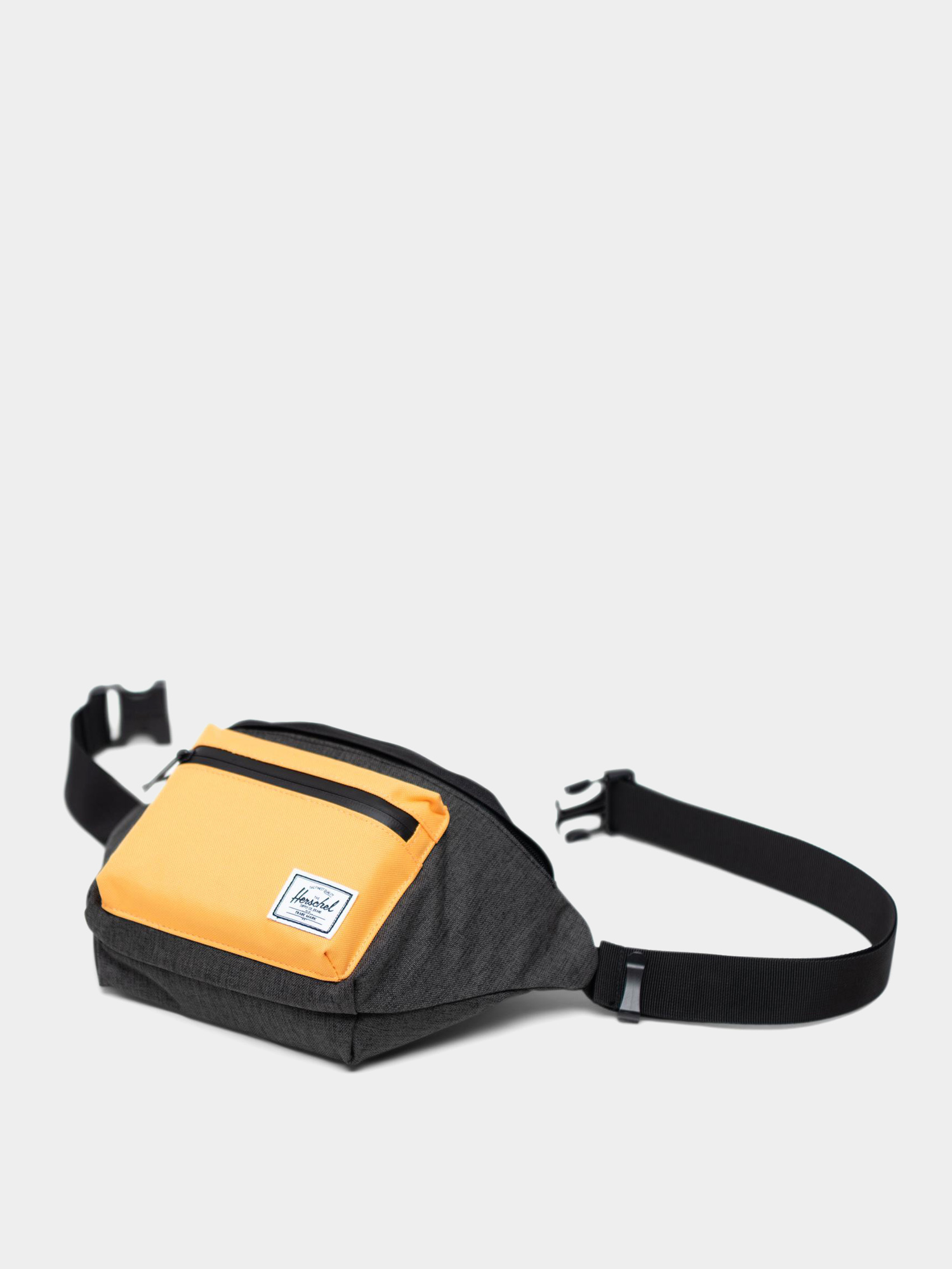 Herschel Supply Co. Seventeen Bum bag (black crosshatch/black/blazing orange)