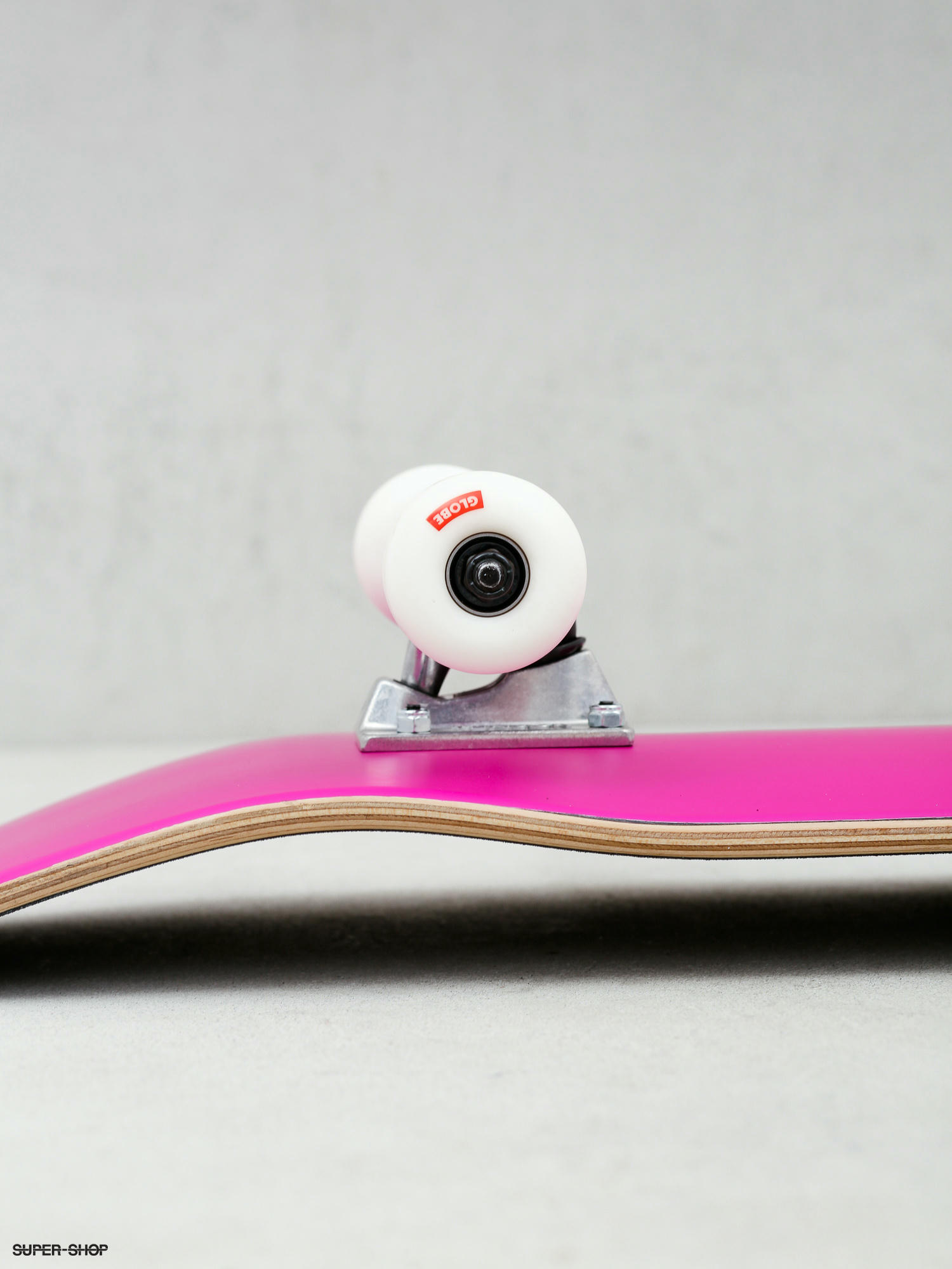 Globe Goodstock Skateboard (neon purple)