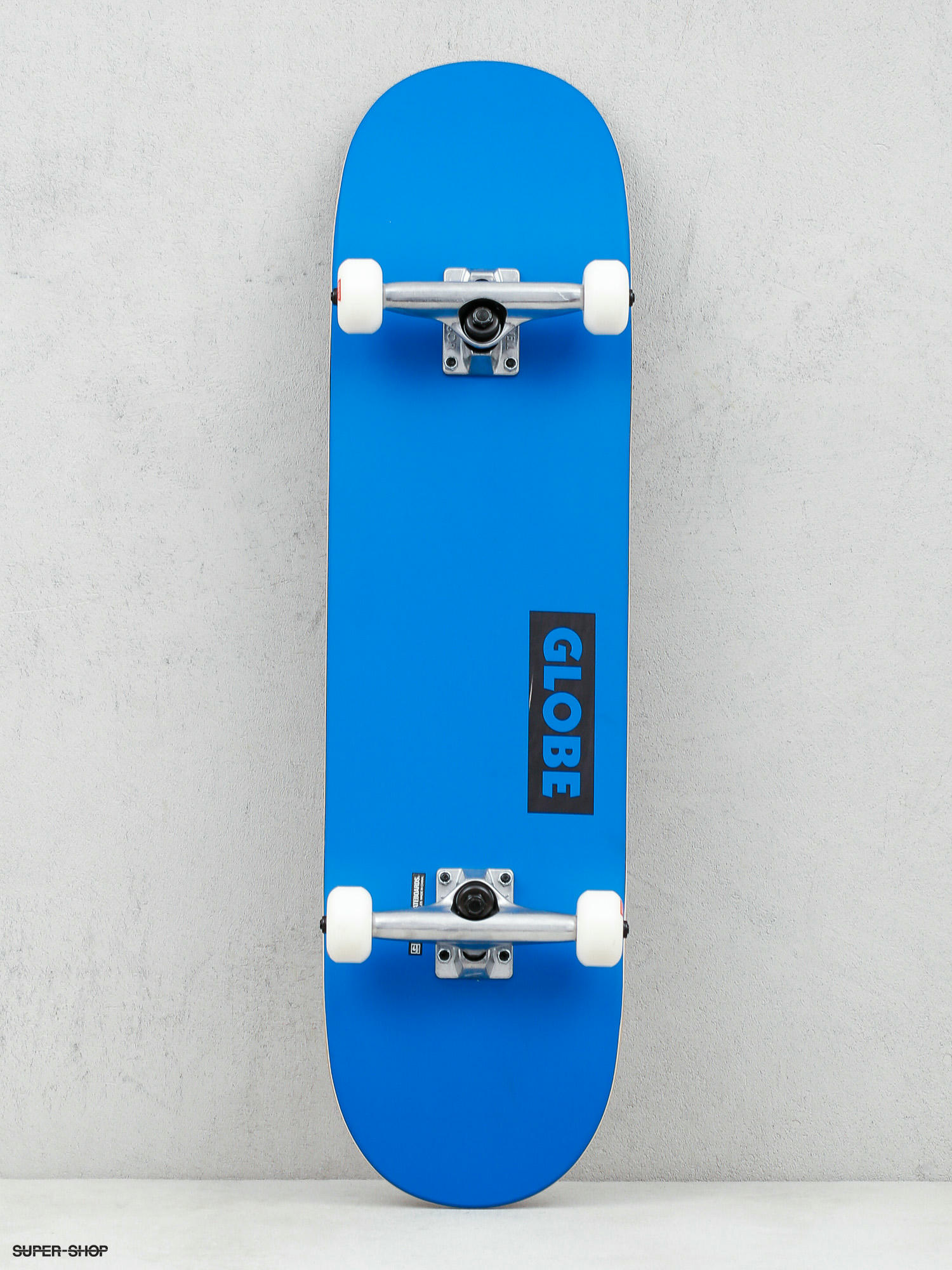 Globe Goodstock Skateboard neon blue