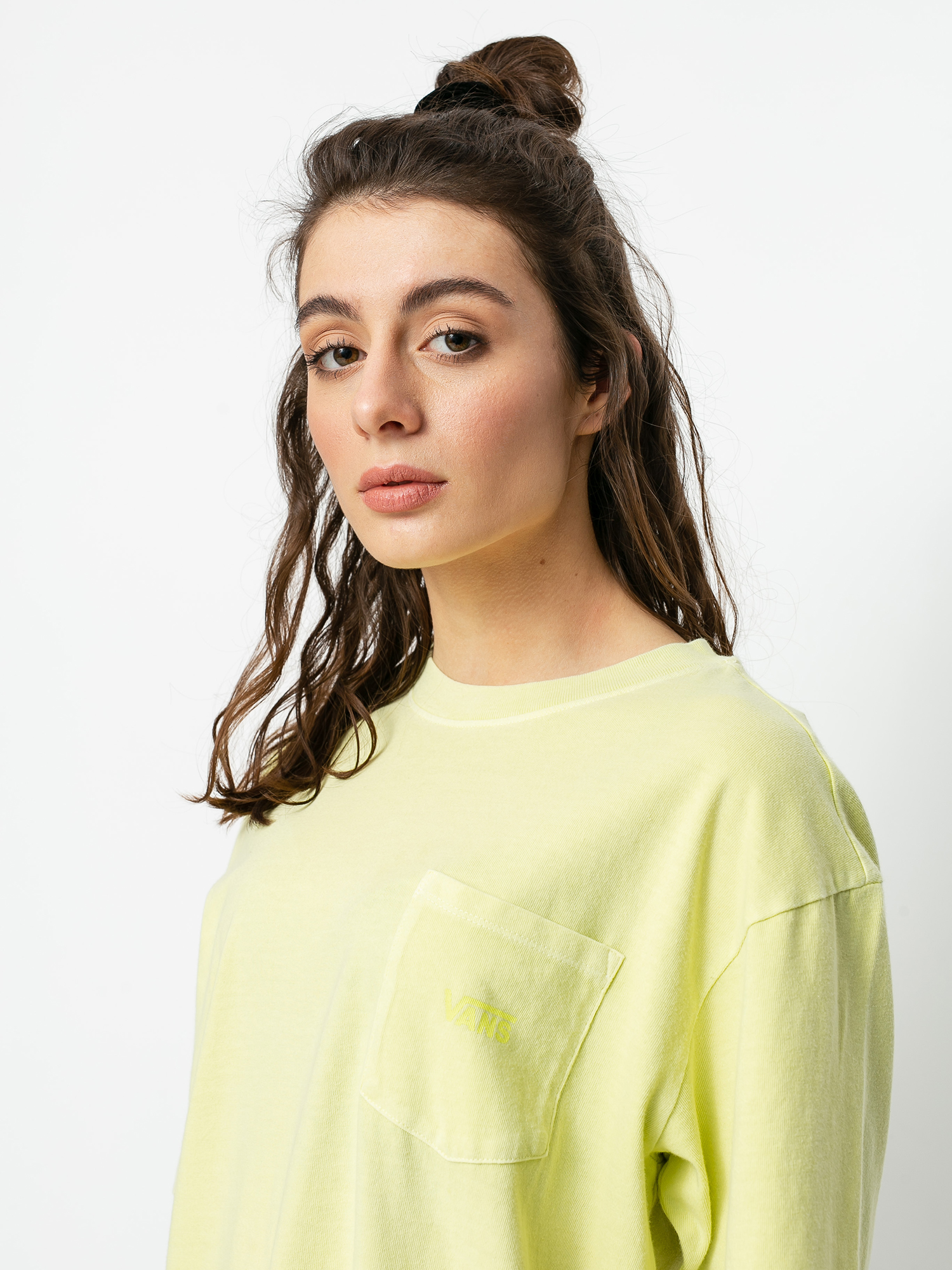 Vans Pocket V T-shirt Wmn (sunny lime)