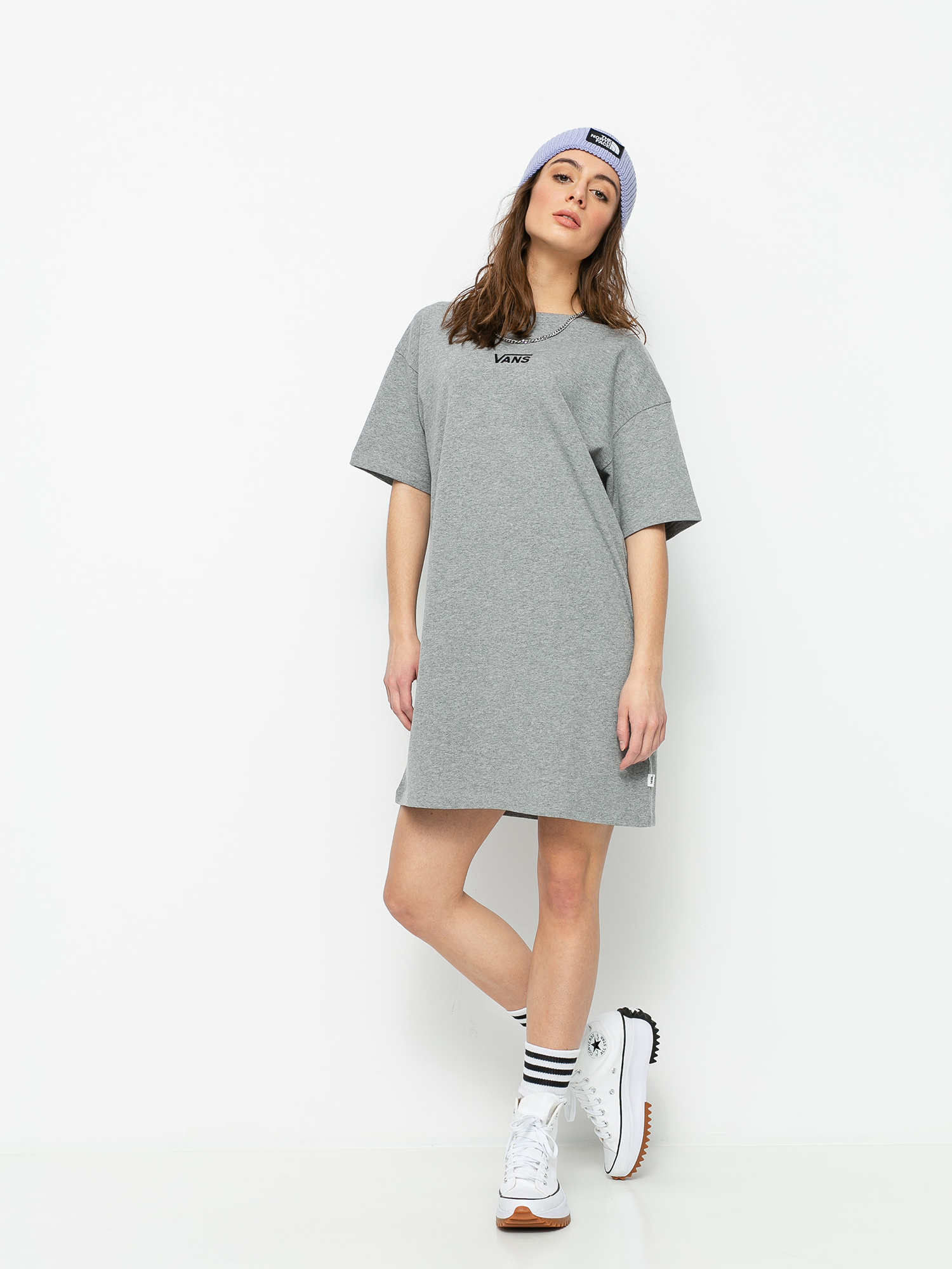 vans grey dress Vans Womens Spaghetti Strap Dress Asymmetric Southern American Gray Size S