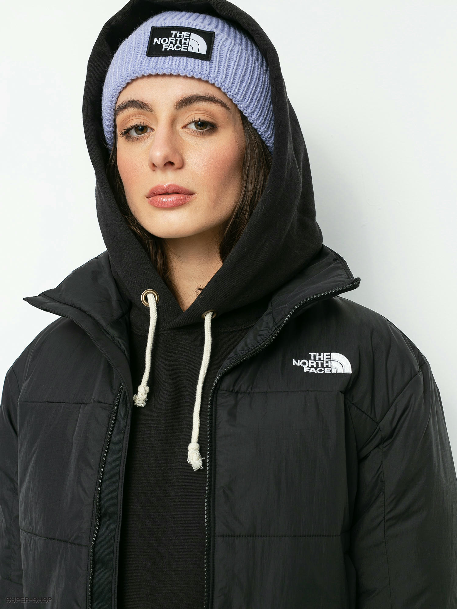 north face thin puffer jacket women's