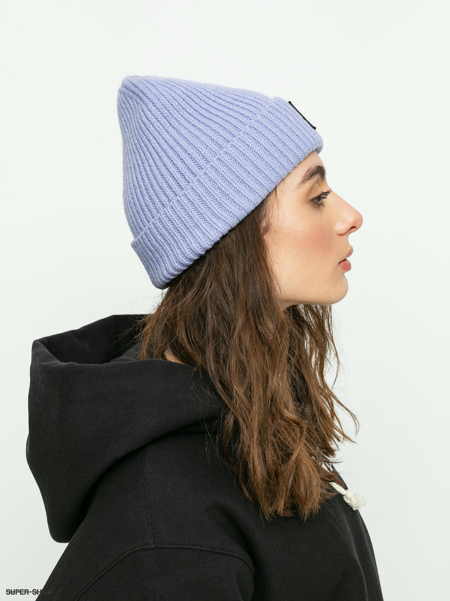 lavender north face beanie