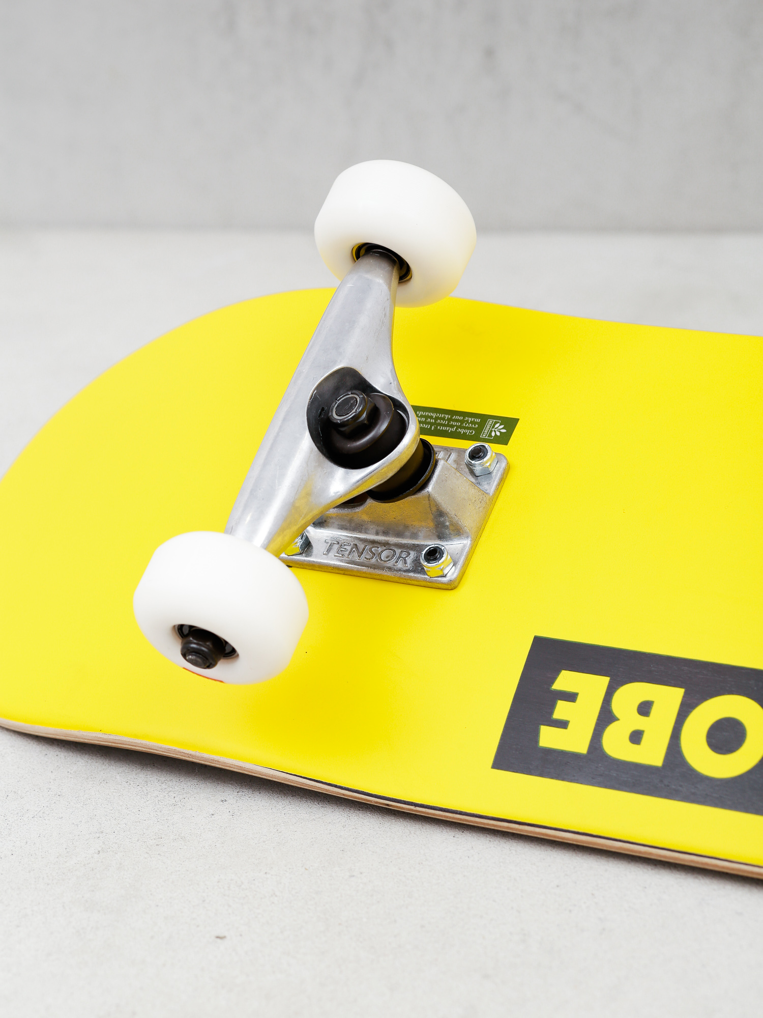 Globe Goodstock Skateboard (neon yellow)