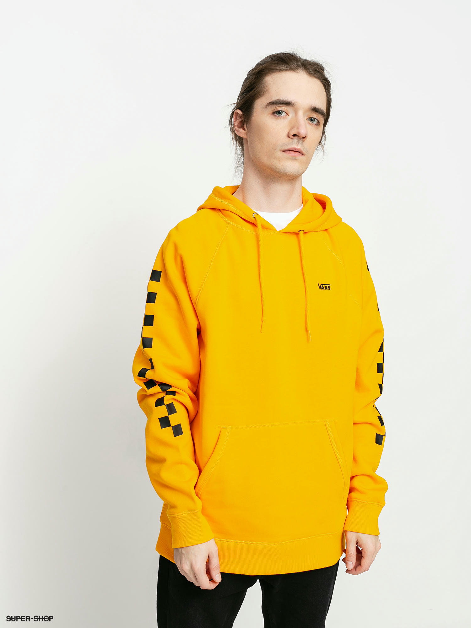 Yellow store vans hoodie