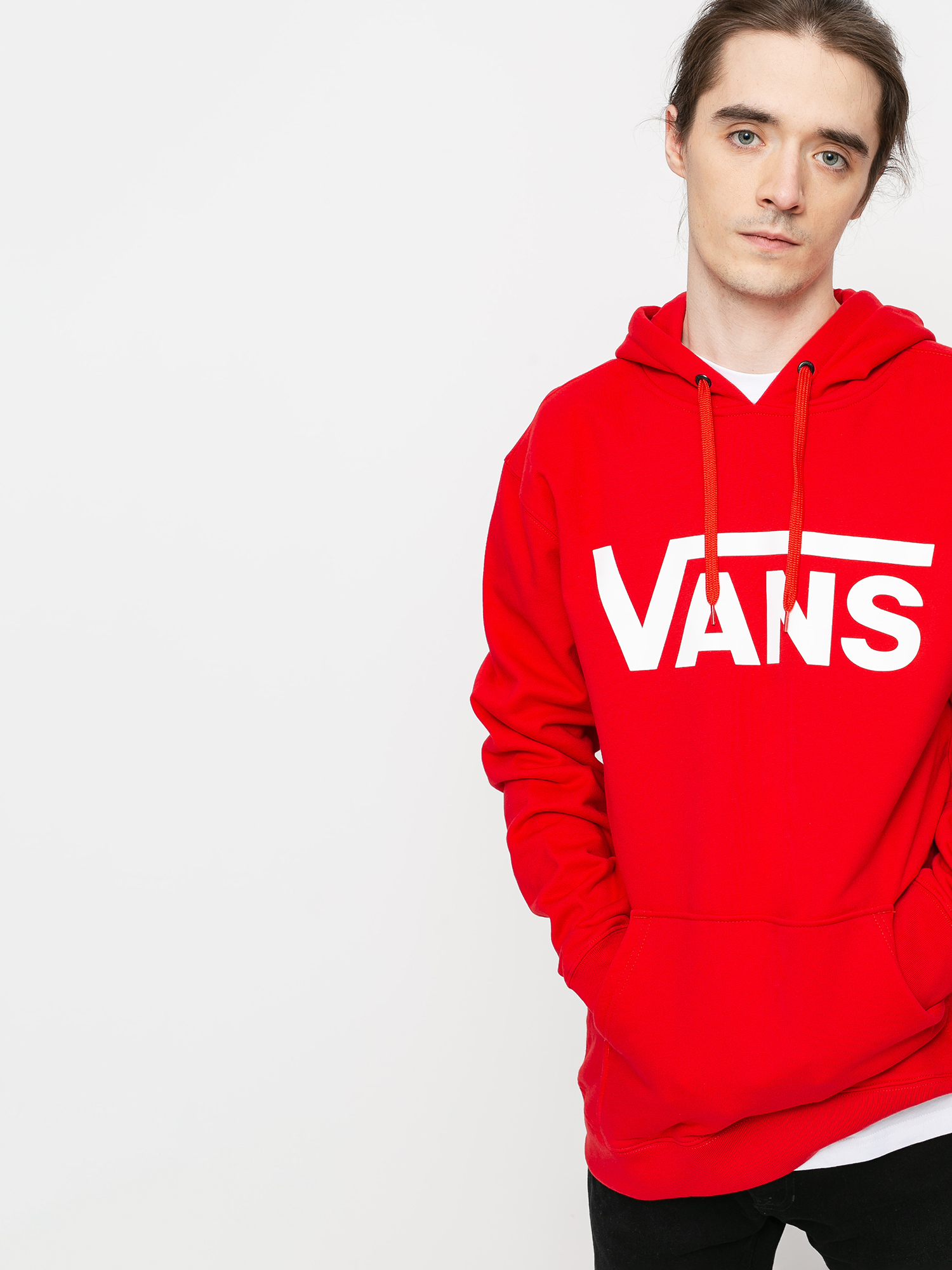 Vans Classic II HD Hoodie (high risk red)