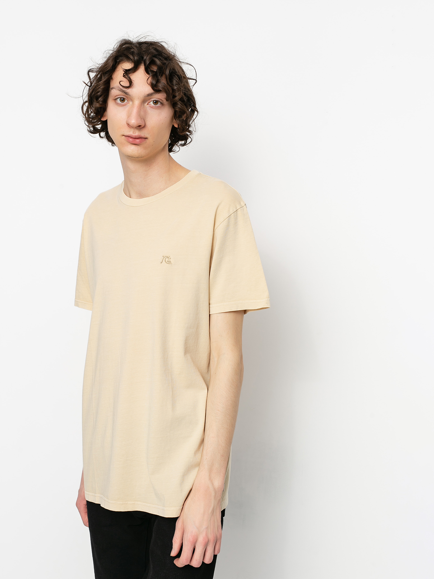 Quiksilver Basic Bubble Embroidery T-shirt (antique white)