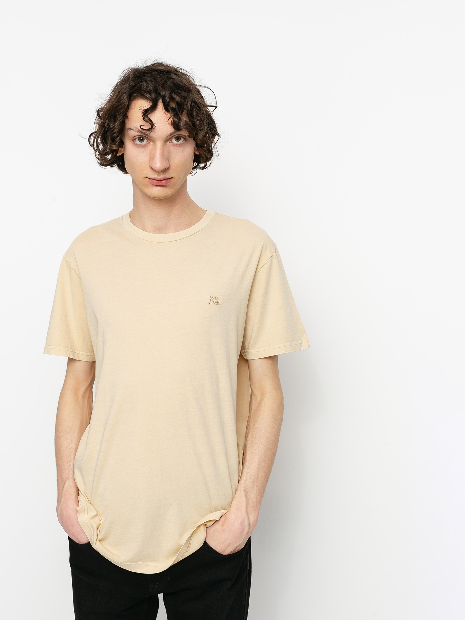 Quiksilver Basic Bubble Embroidery T-shirt (antique white)