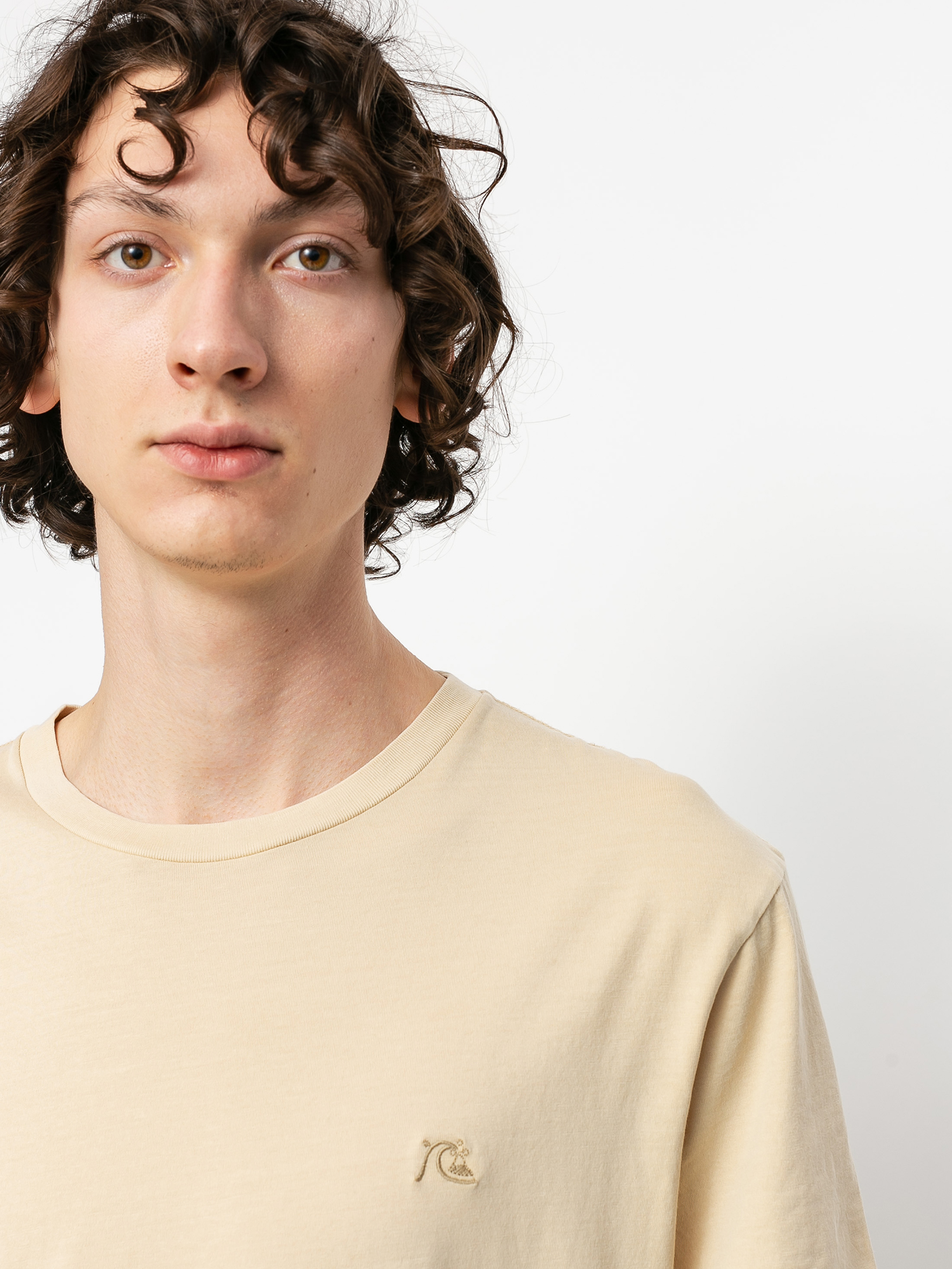 Quiksilver Basic Bubble Embroidery T-shirt (antique white)