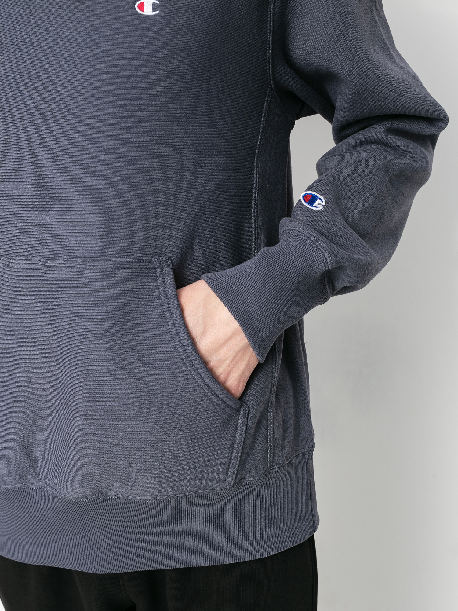 charcoal champion sweatshirt