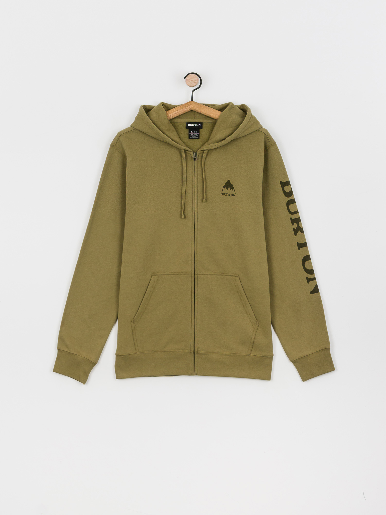 olive color hoodie