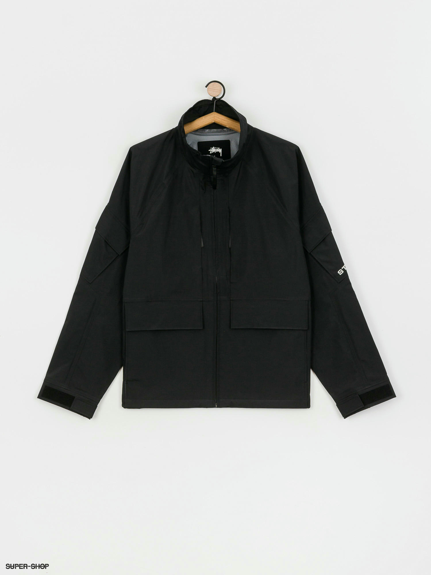 Stussy Apex Shell Jacket (black)