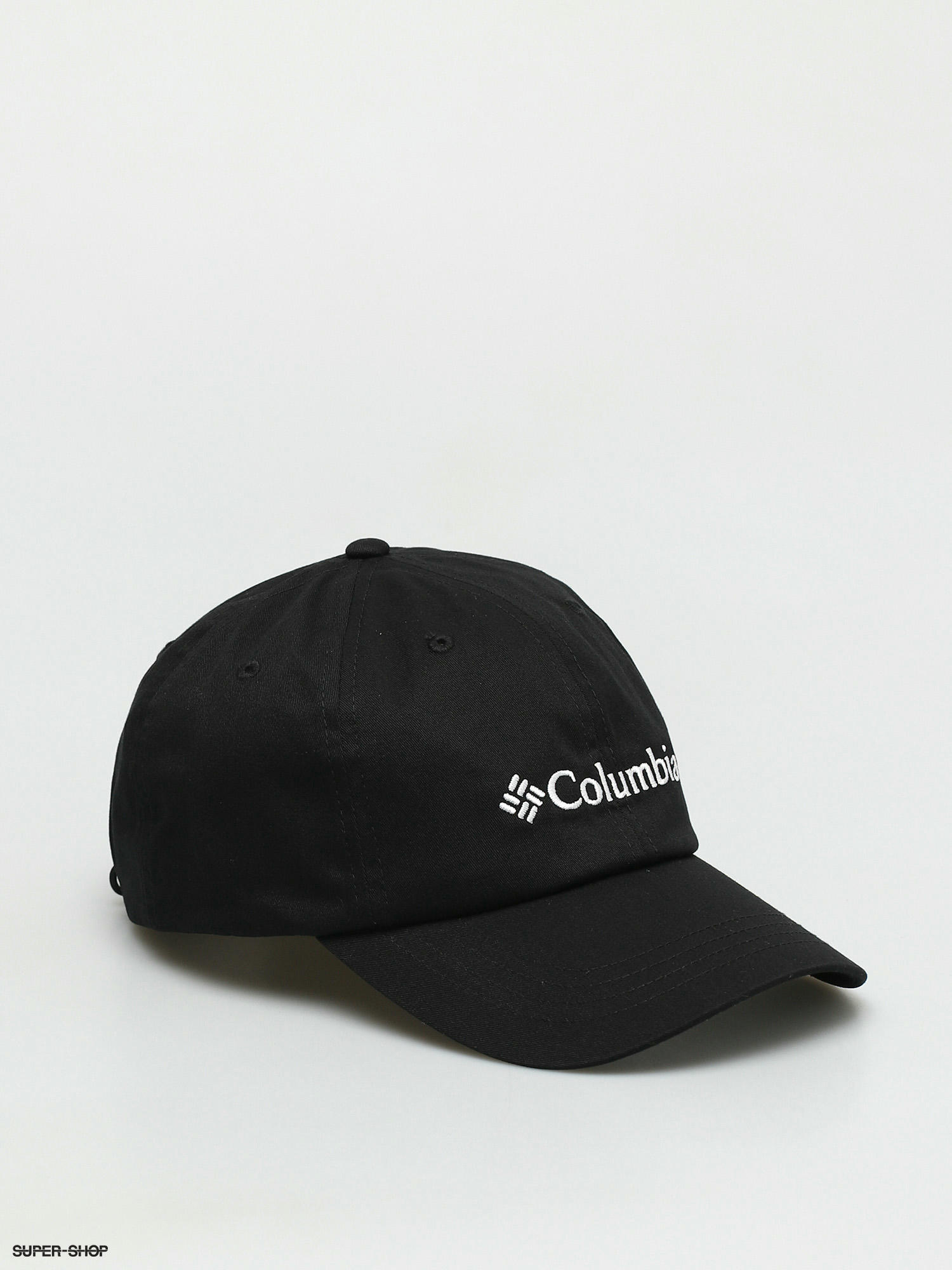 black and white columbia hat