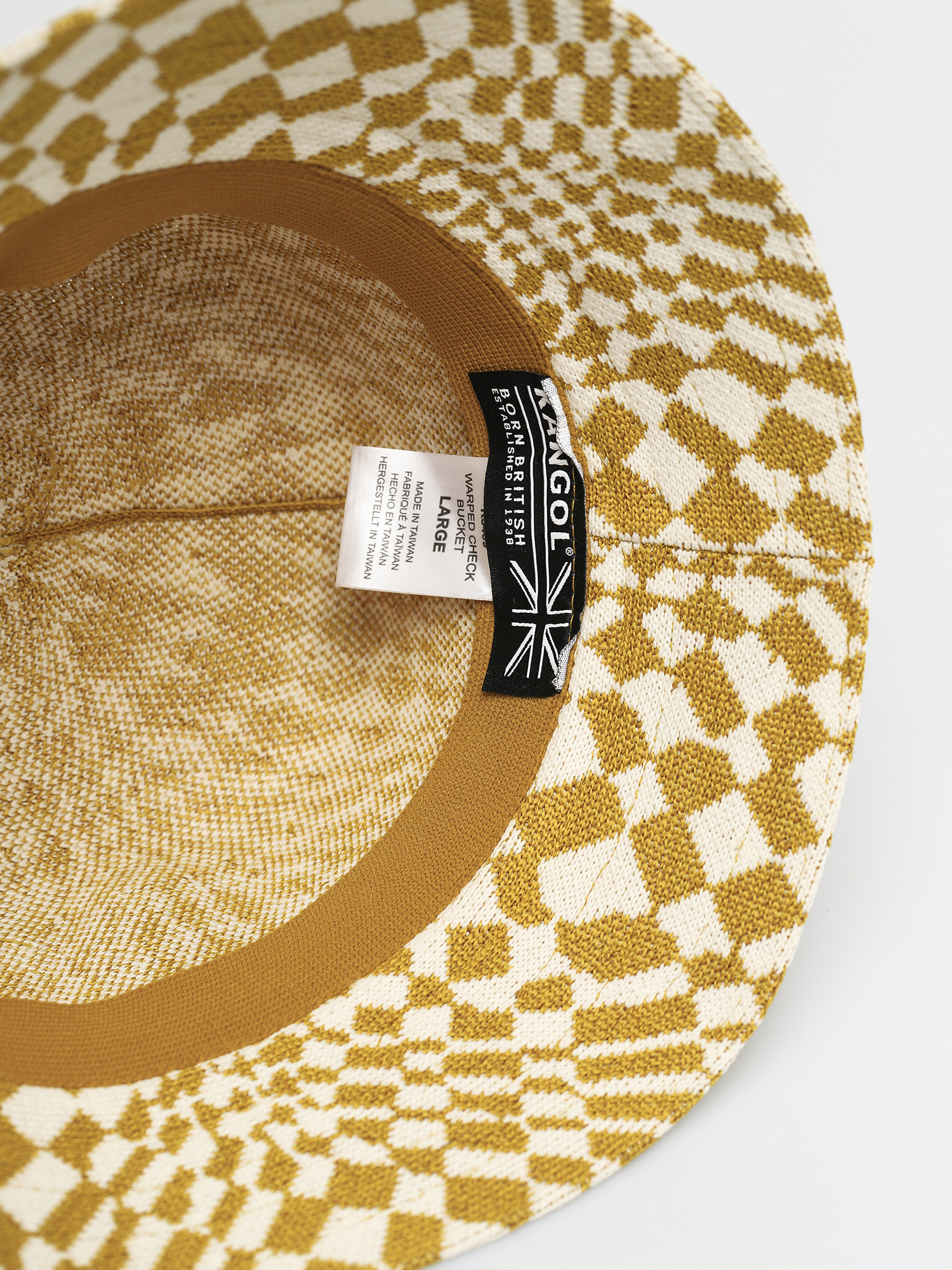 NEW WITHOUT TAGS ANTHROPOLOGIE KANGOL WARPED CHECK‎ BUCKET HAT Warped Check Bucket Cloth Hat by Kangol - 44,95 € main image 2
