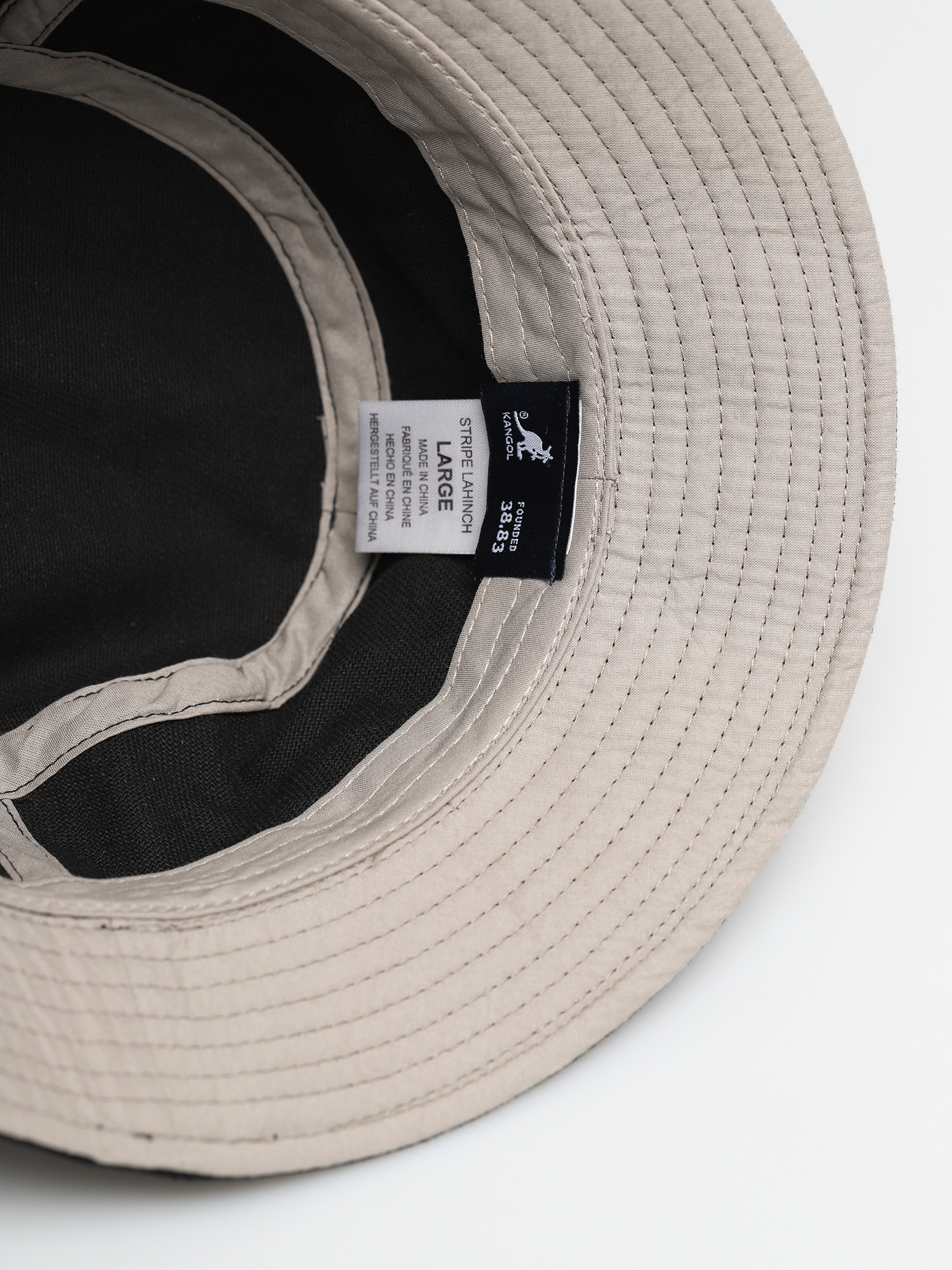 Kangol Stripe Lahinch Hat (black)