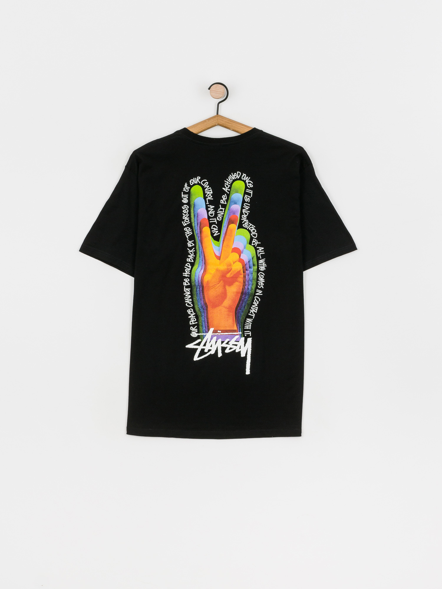 Stussy Peace Sign T-Shirt (black)