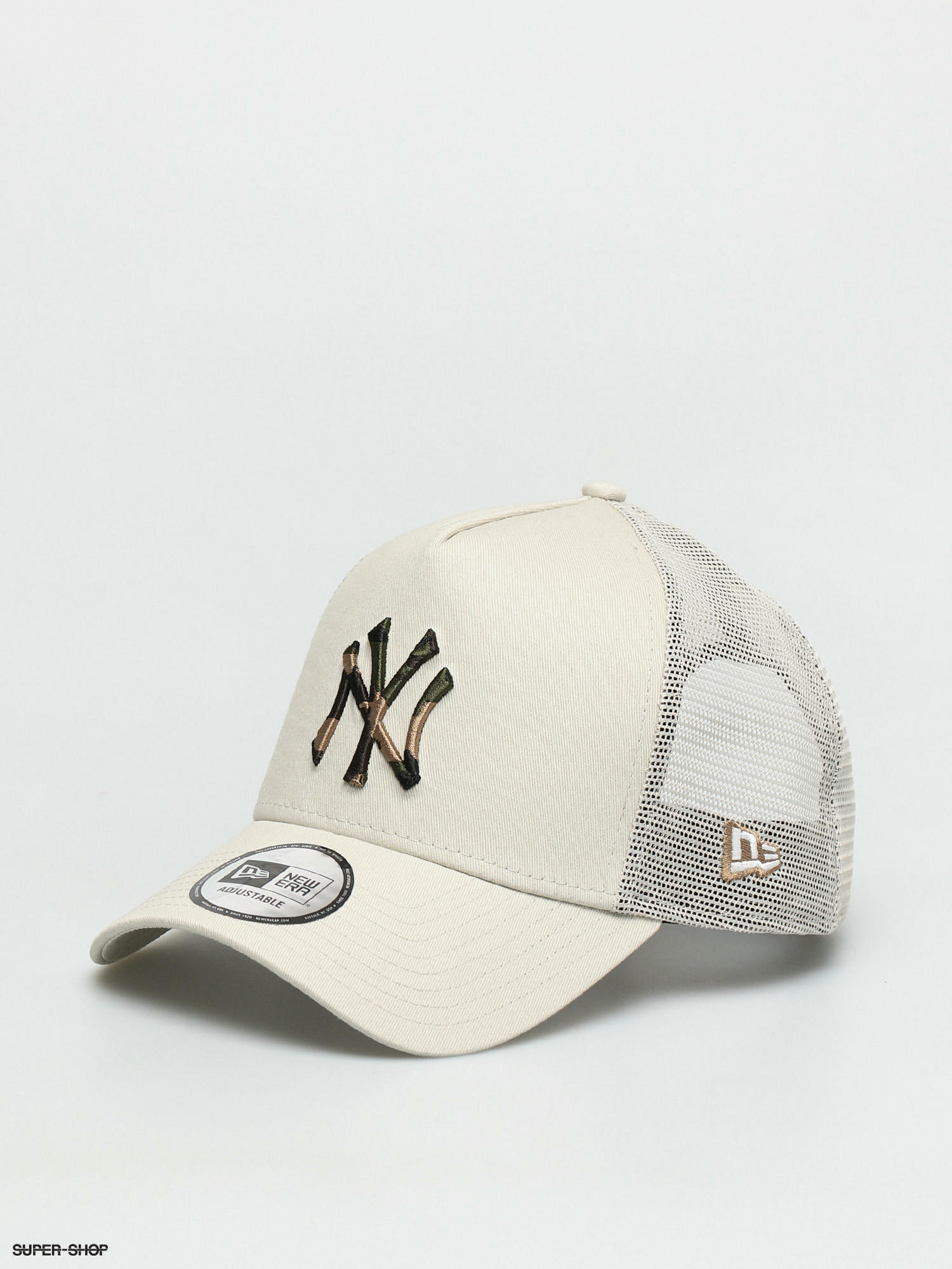 New Era Camo Infill Trucker New York Yankees ZD Cap (light beige)