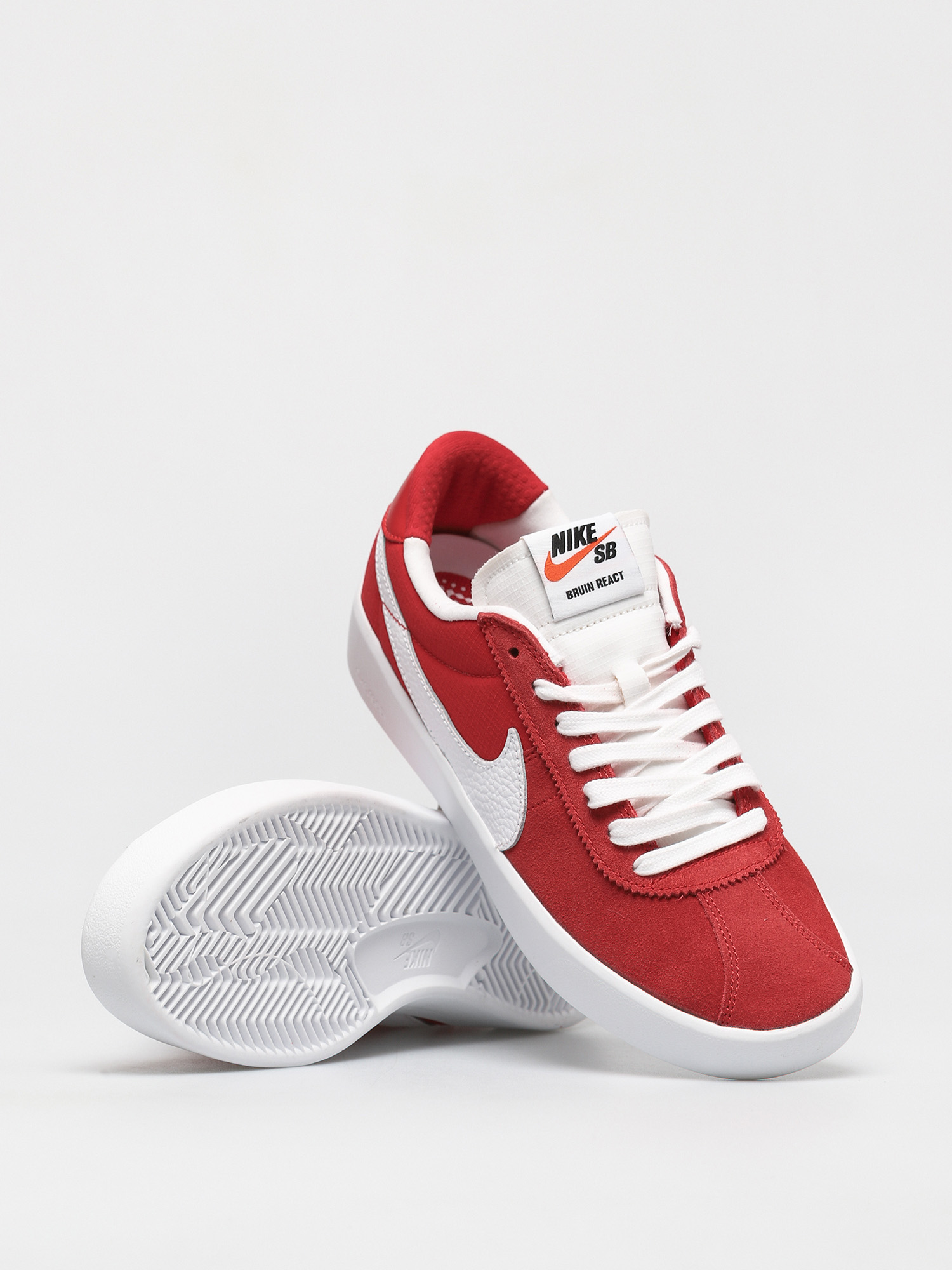 Nike SB Bruin React Shoes (university red/white university red)