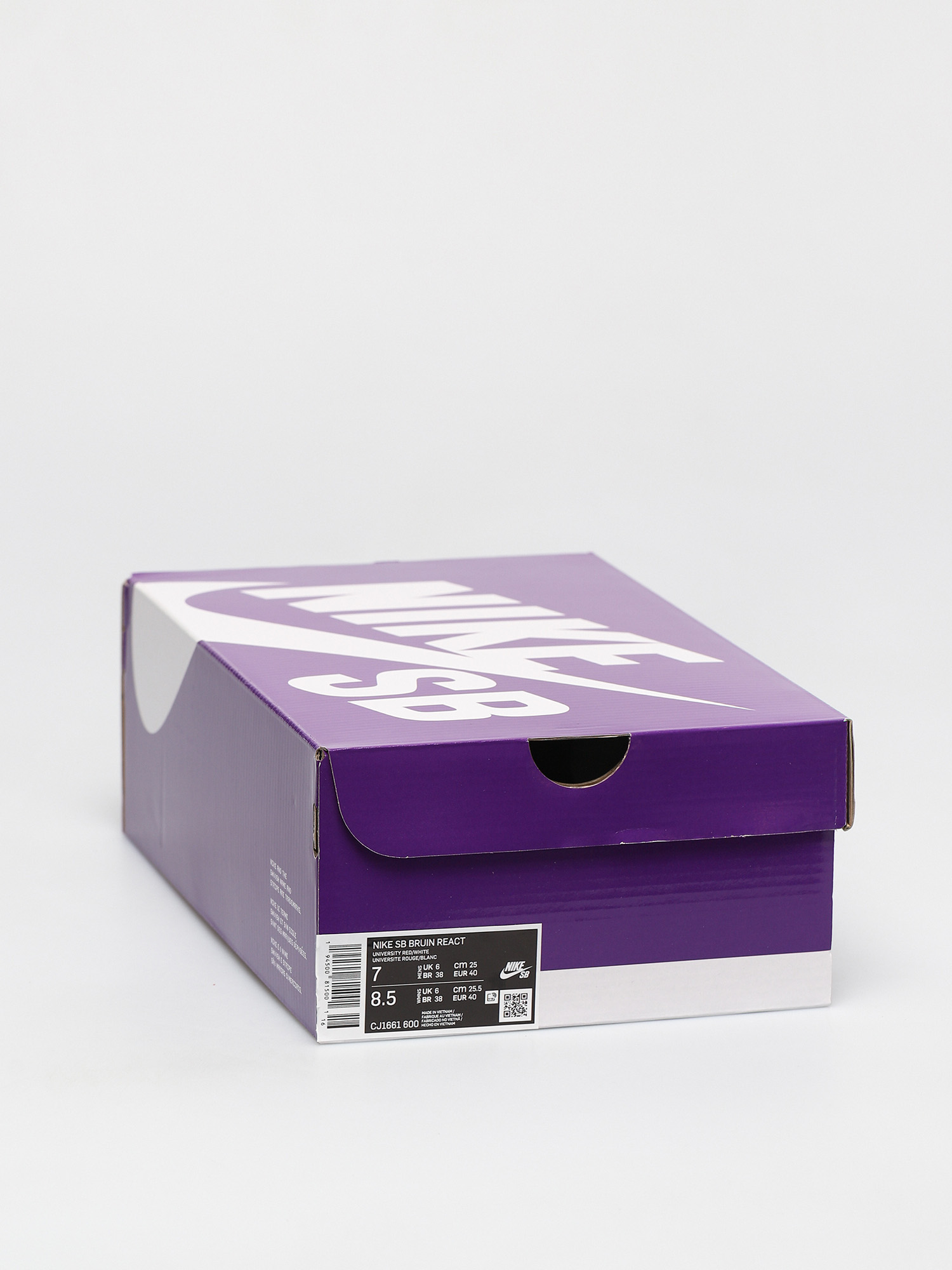 Nike SB Bruin React Shoes (university red/white university red)