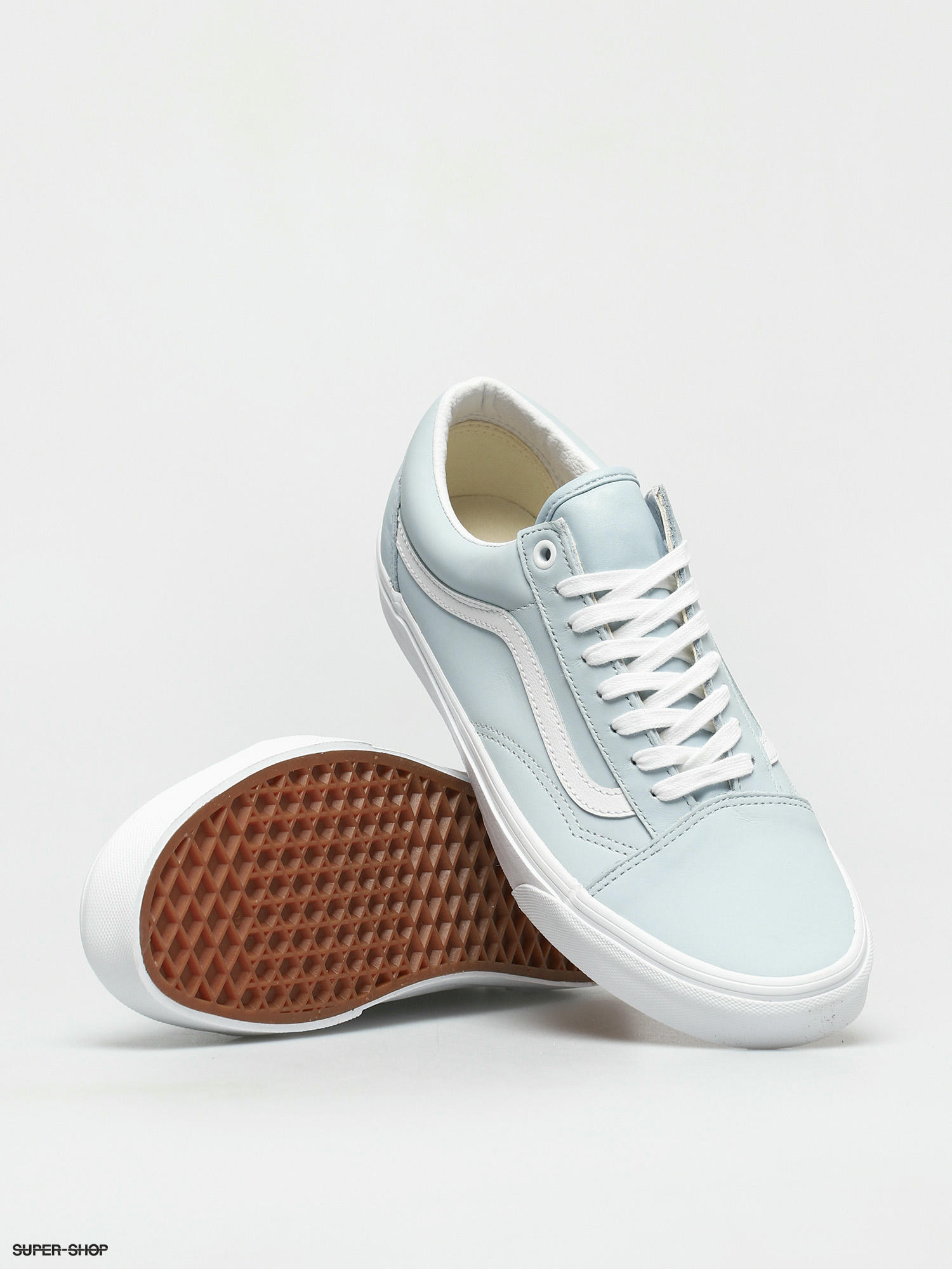 Vans old skool outlet blue leather